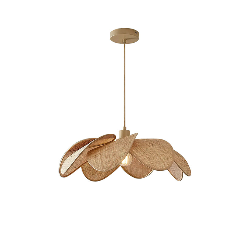 Odilia Oriental Rattan Pendant Light