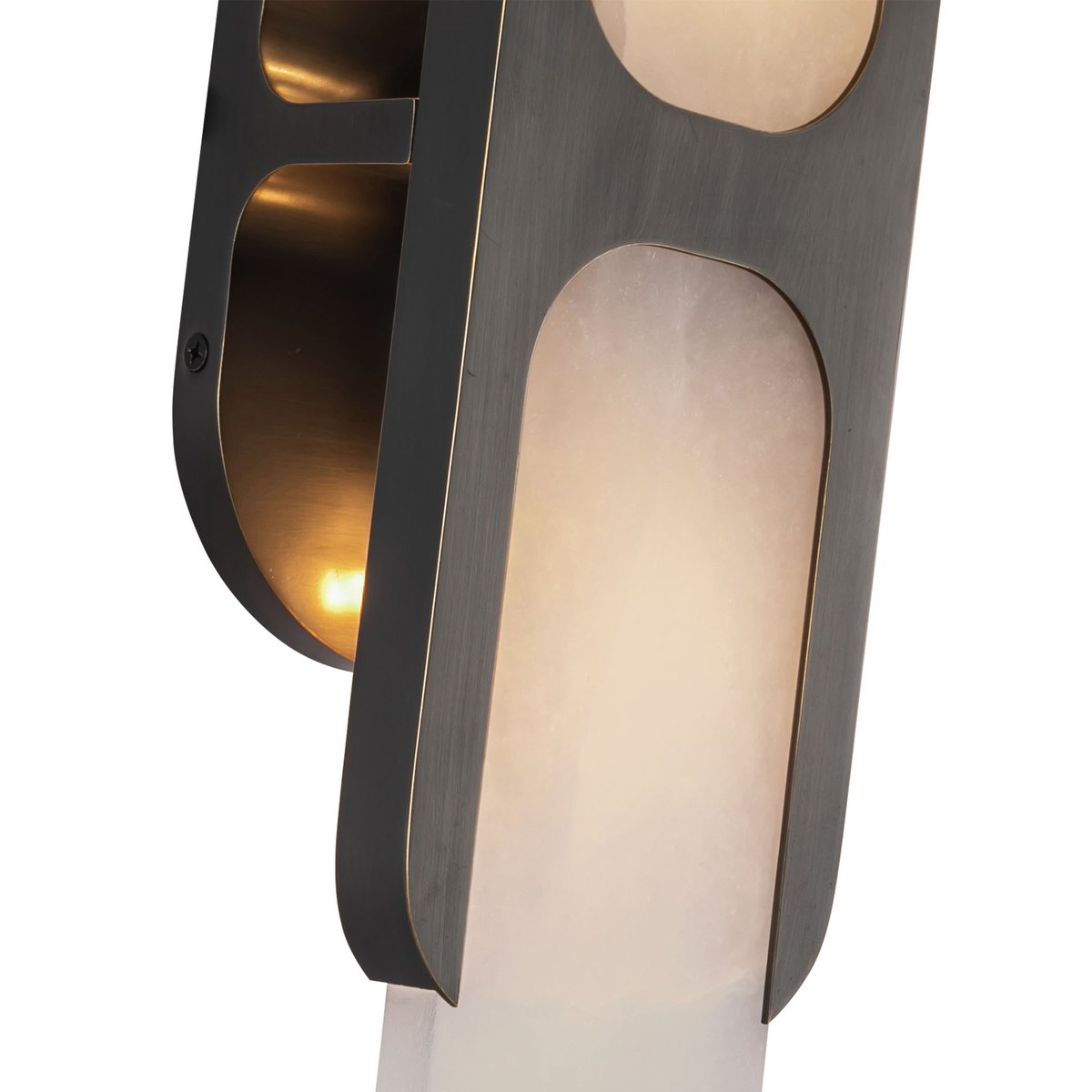 Ulthaora Double Globe Alabaster Wall Ligh - Blowlighting