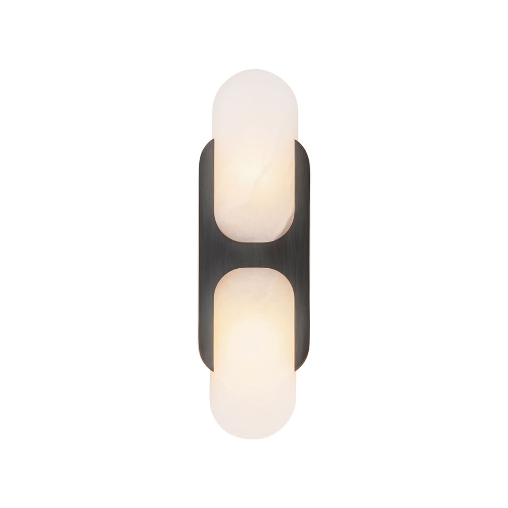 Ulthaora Double Globe Alabaster Wall Ligh - Blowlighting