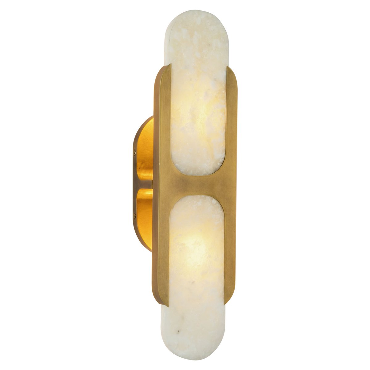 Ulthaora Double Globe Alabaster Wall Ligh - Blowlighting
