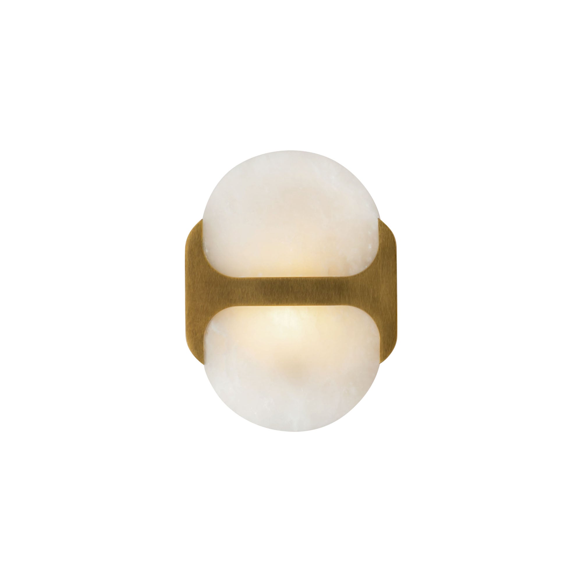 Ulthaora Double Globe Alabaster Wall Ligh - Blowlighting