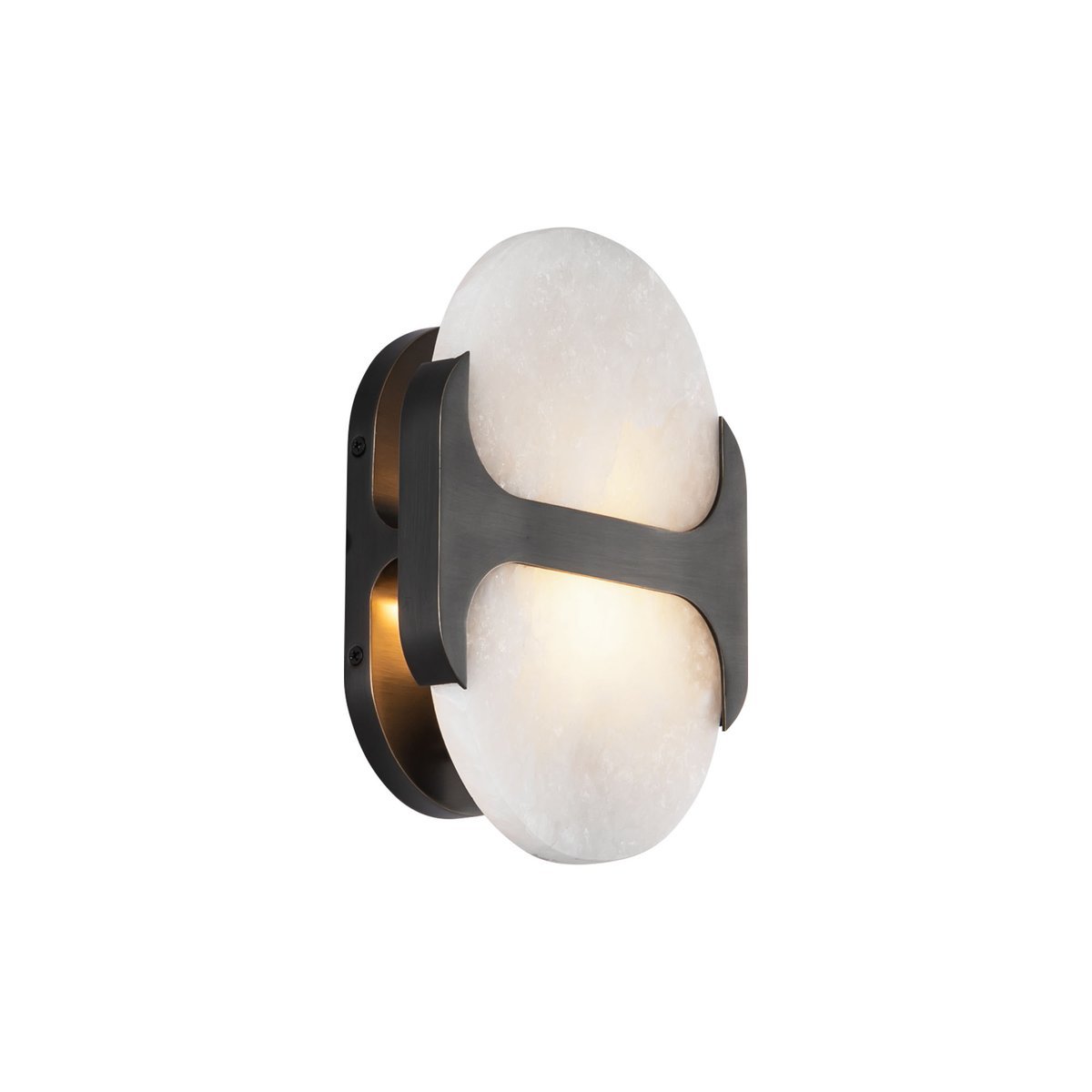 Ulthaora Double Globe Alabaster Wall Ligh - Blowlighting