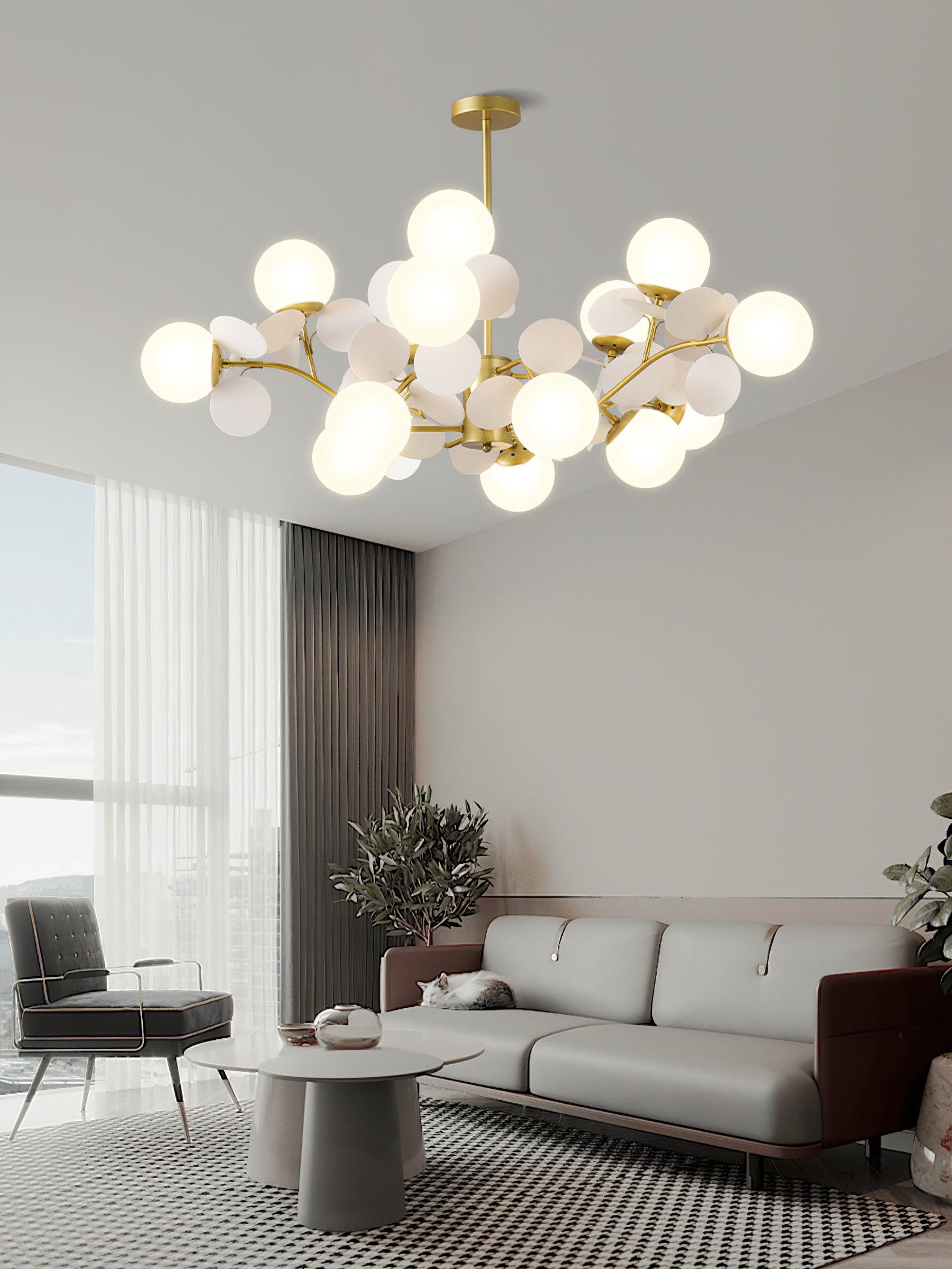 Off White Tree Chandelier - Blowlighting