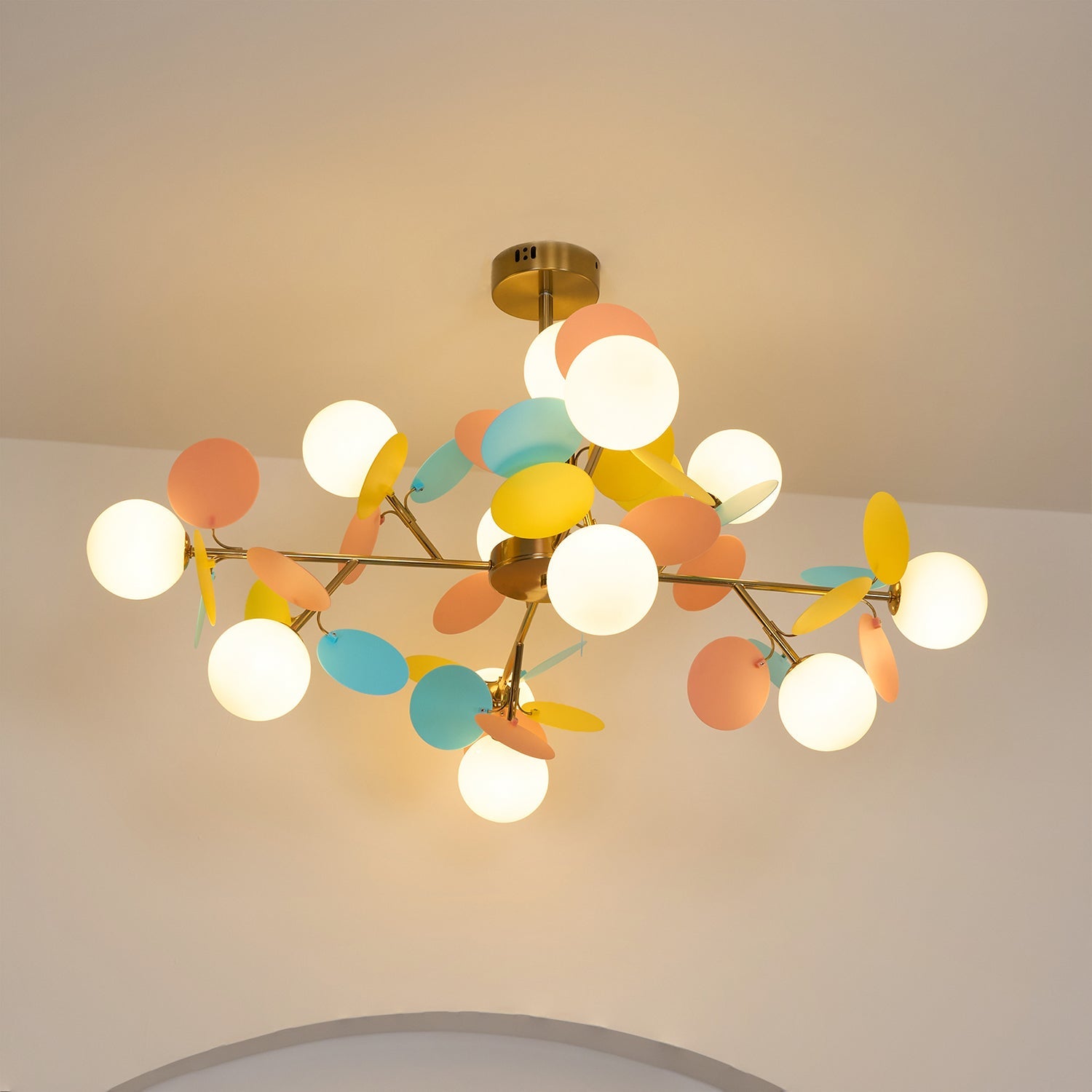 Off White Tree Chandelier - Blowlighting
