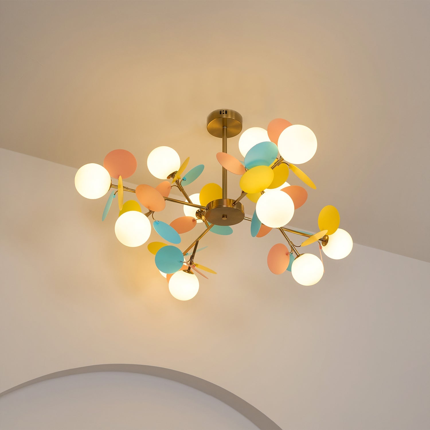 Off White Tree Chandelier - Blowlighting
