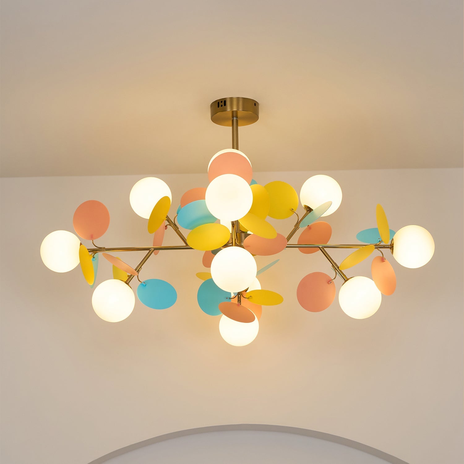 Off White Tree Chandelier - Blowlighting