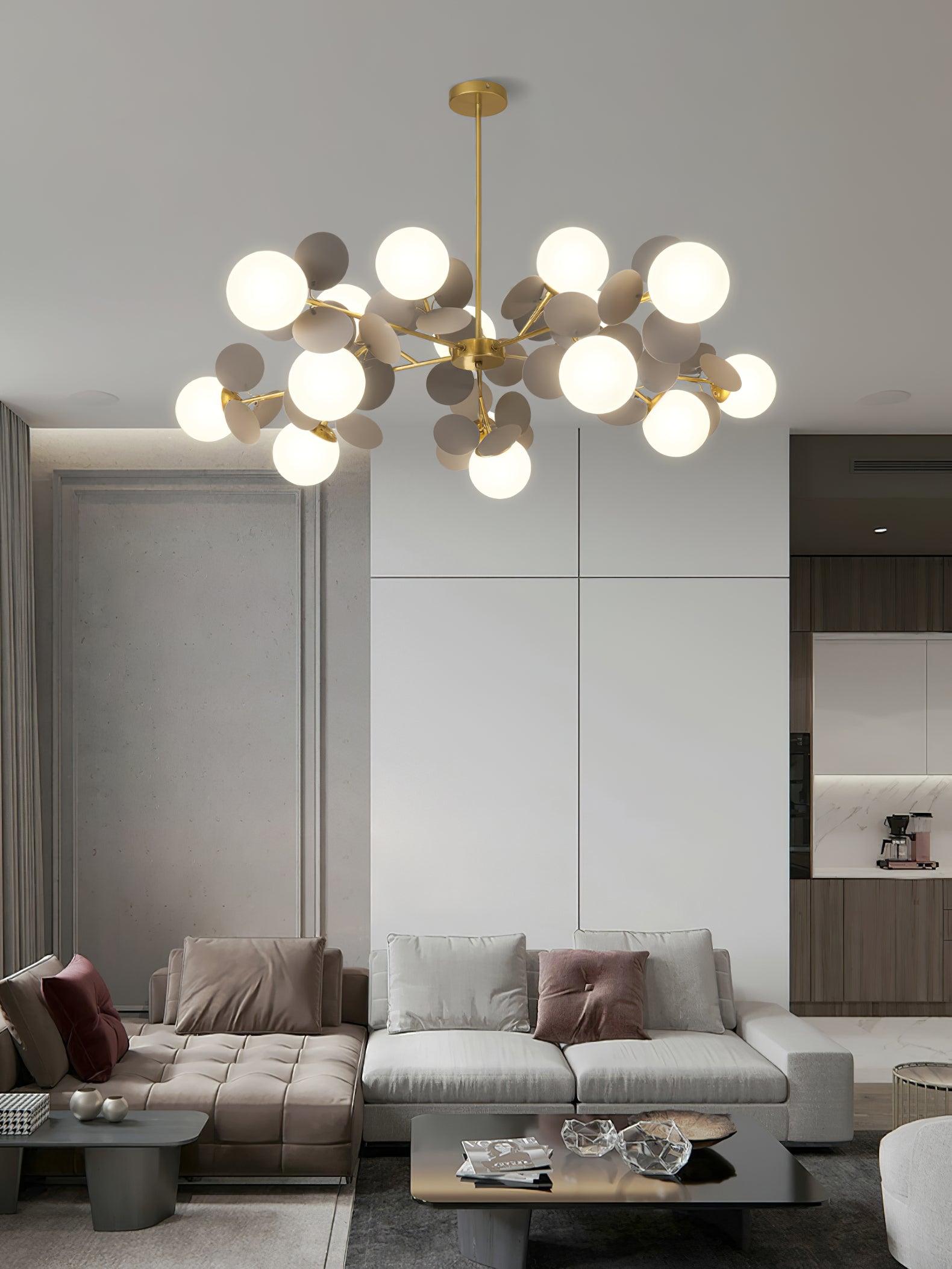 Off White Tree Chandelier - Blowlighting