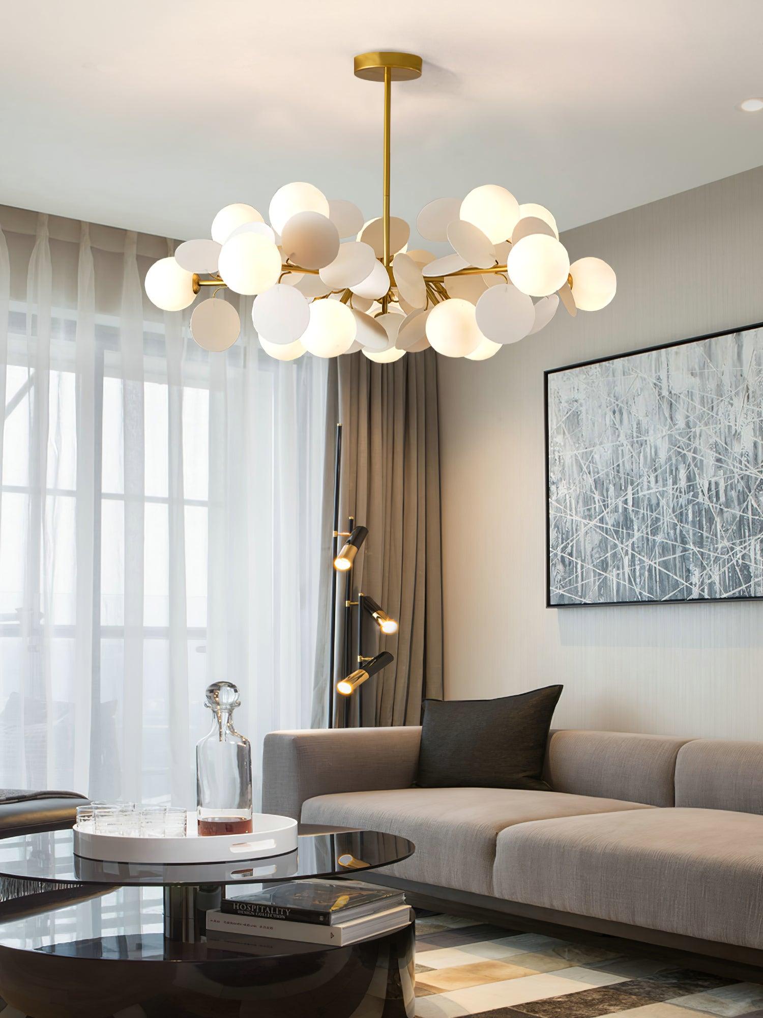 Off White Tree Chandelier - Blowlighting