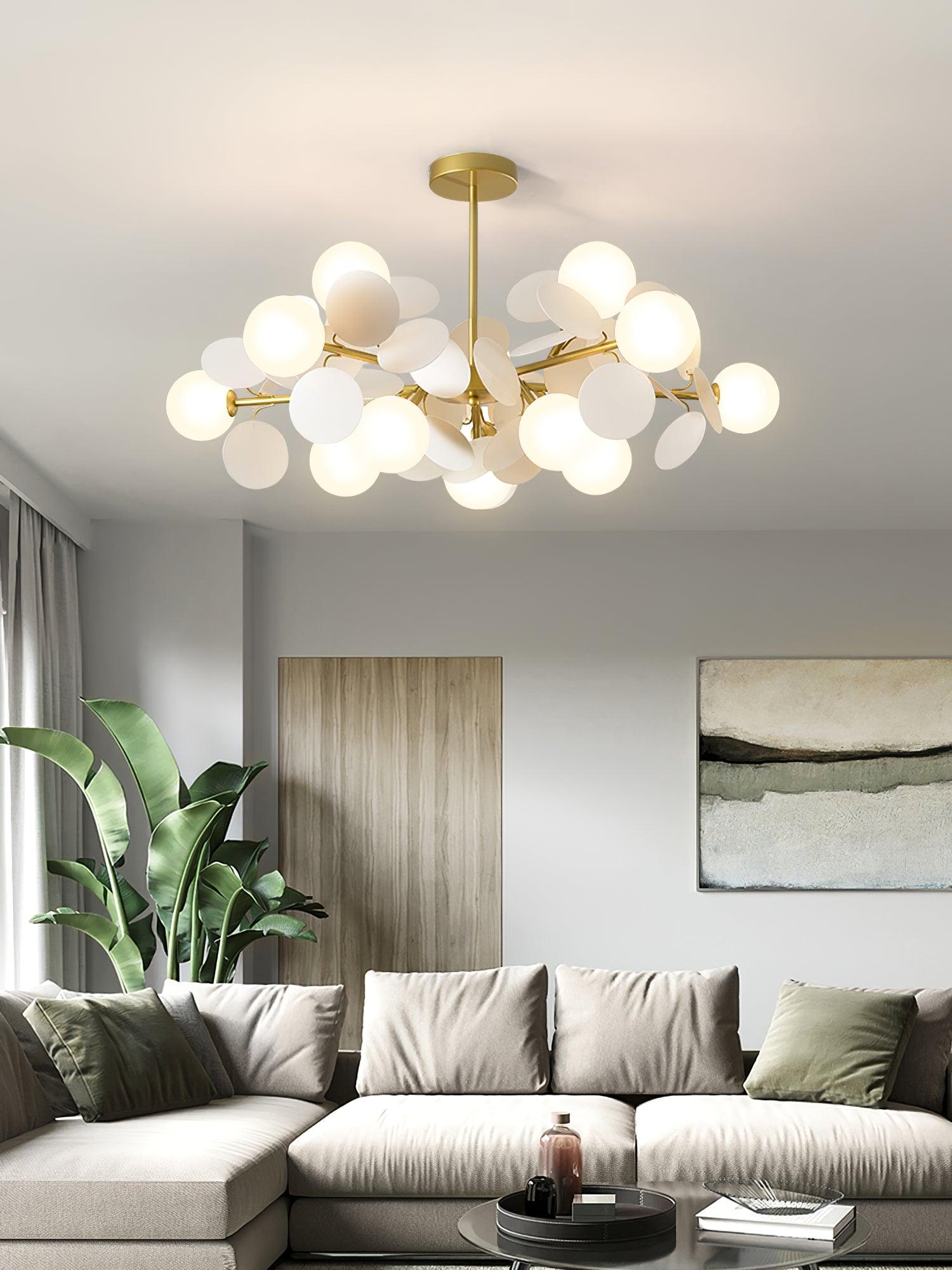 Off White Tree Chandelier - Blowlighting