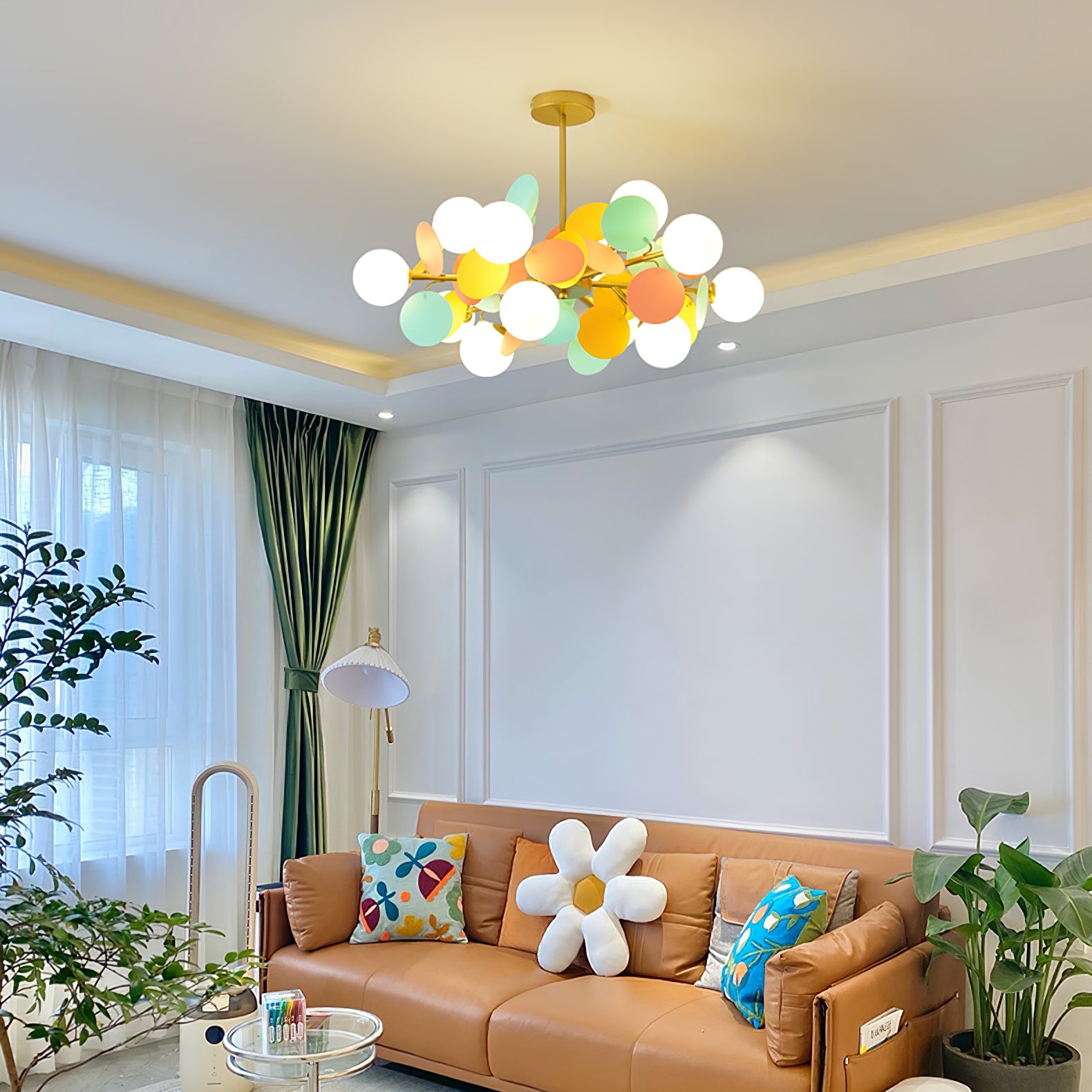 Off White Tree Chandelier - Blowlighting
