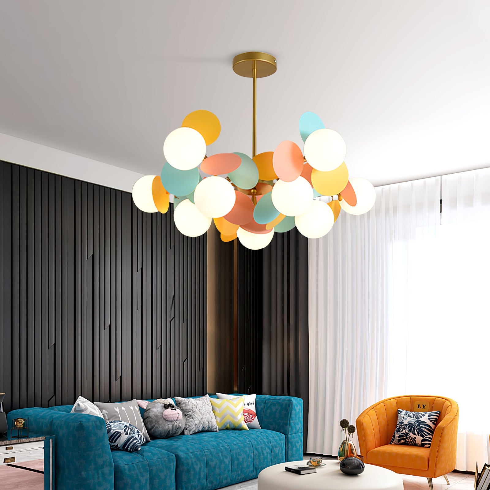 Off White Tree Chandelier - Blowlighting