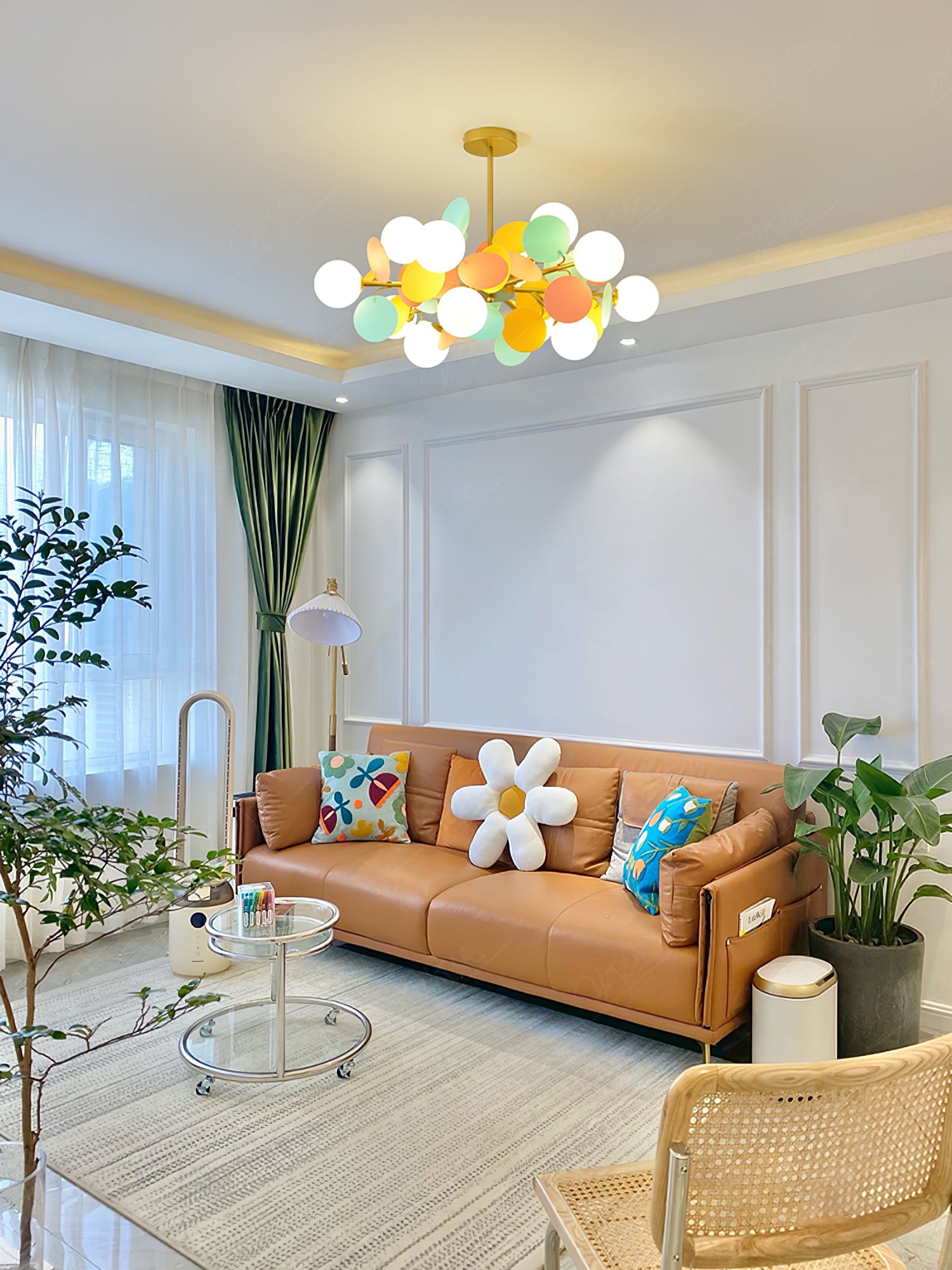 Off White Tree Chandelier - Blowlighting