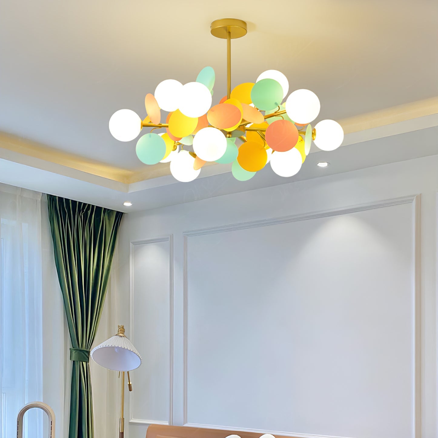 Off White Tree Chandelier - Blowlighting