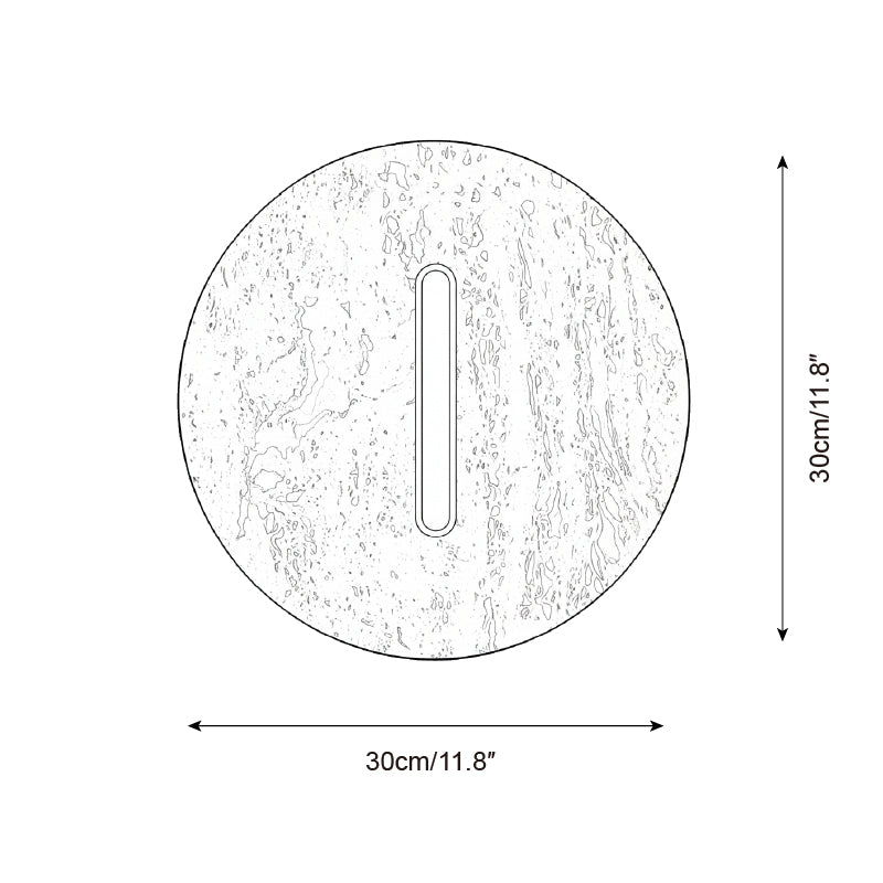 Olera Minimalist Travertine Wall Light
