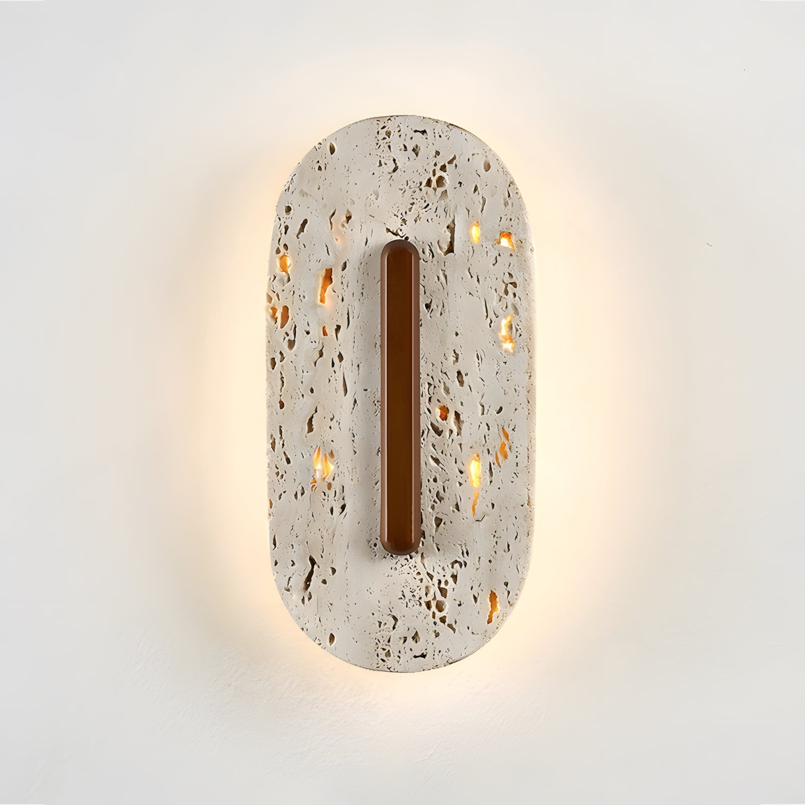 Olera Minimalist Travertine Wall Light