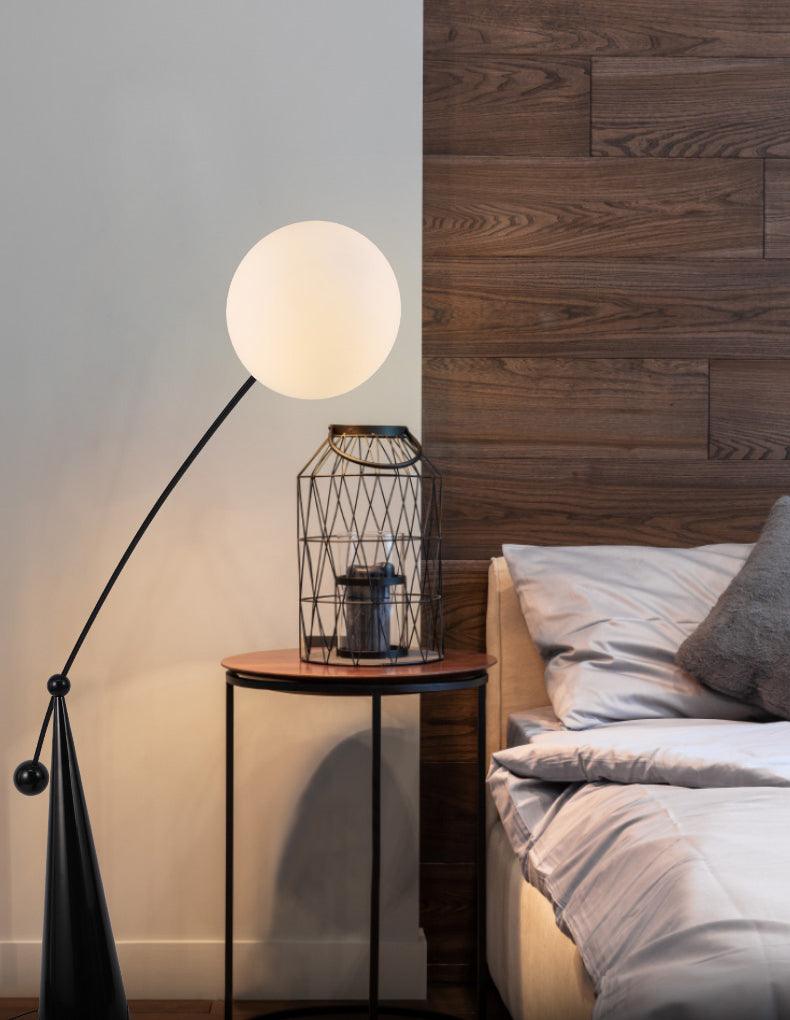 Opal Arc Floor Lamp - Blowlighting