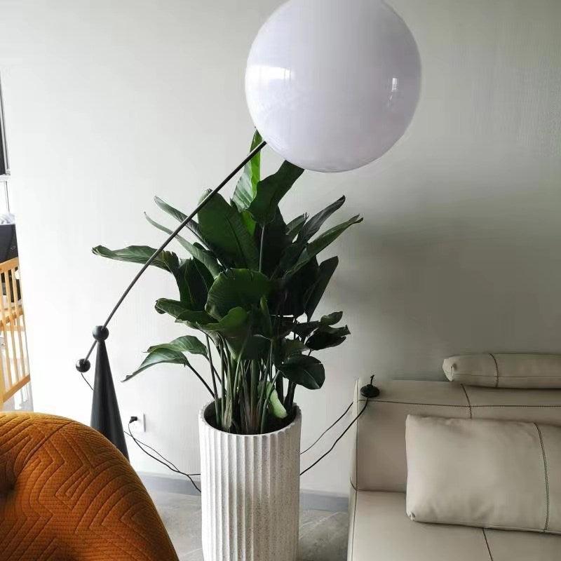 Opal Arc Floor Lamp - Blowlighting