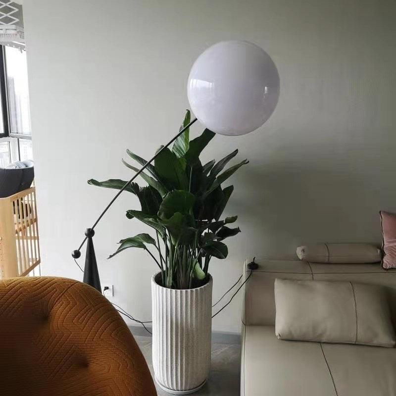 Opal Arc Floor Lamp - Blowlighting