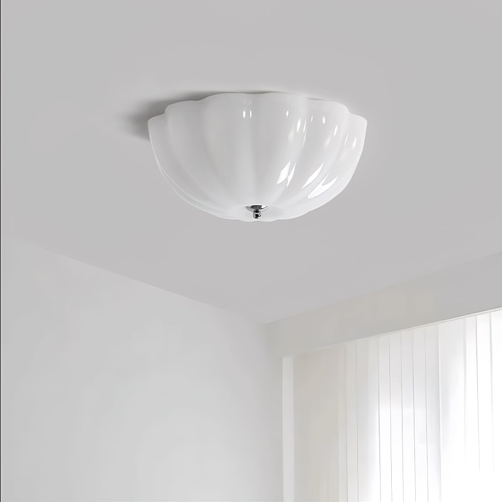 Opal Shell Ceiling Lamp - Blowlighting
