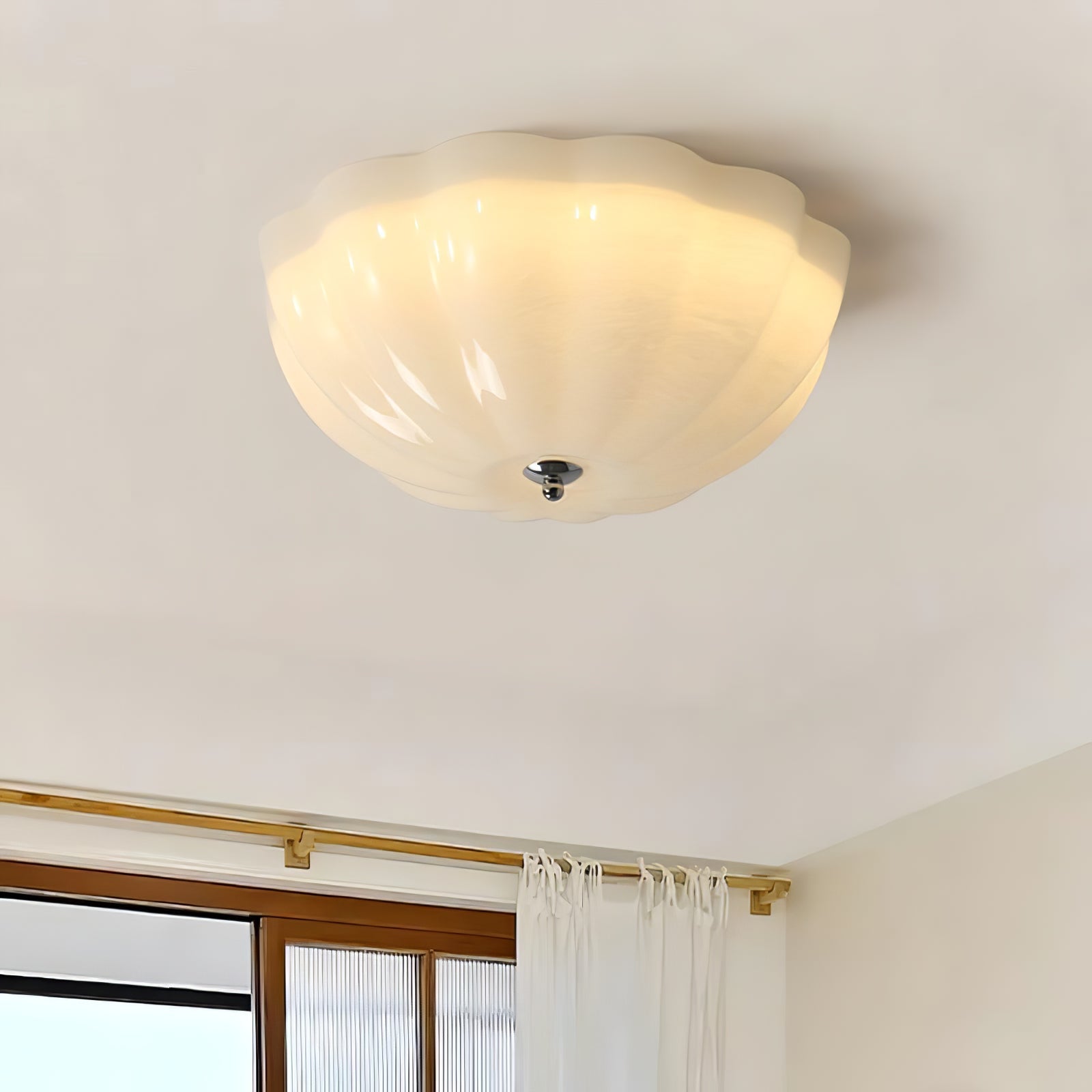 Opal Shell Ceiling Lamp - Blowlighting
