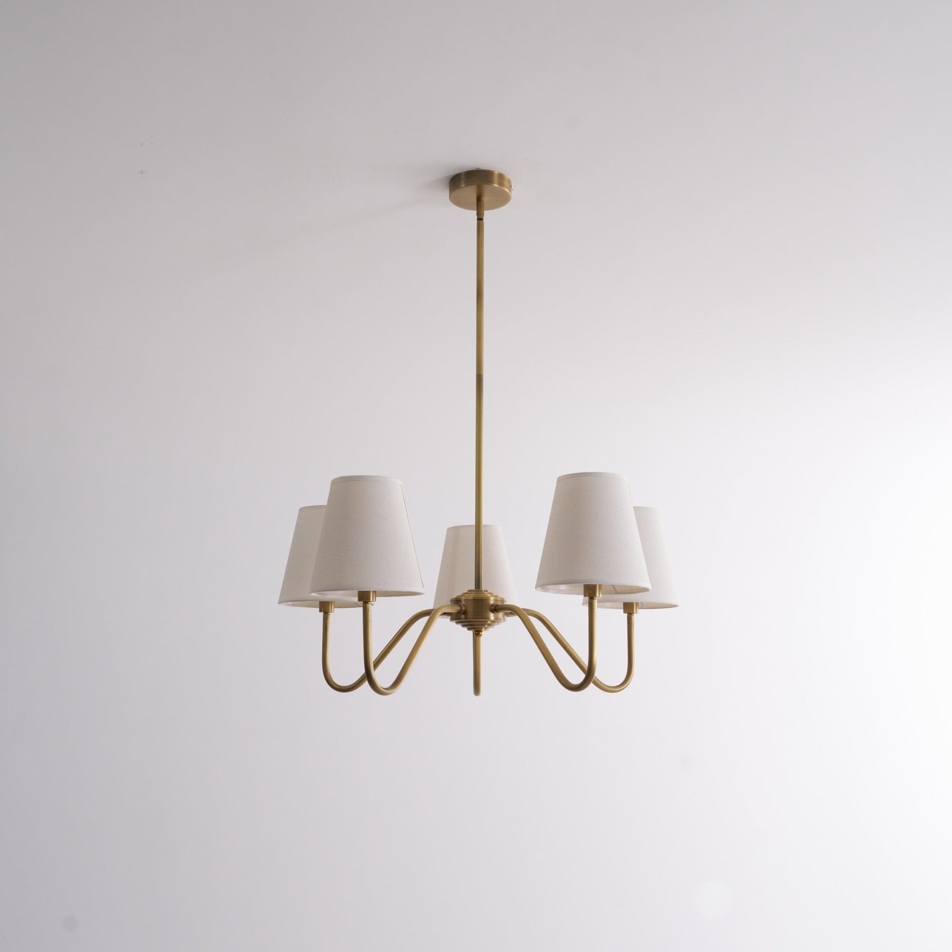 Opaluxe Brass Chandelier - Blowlighting