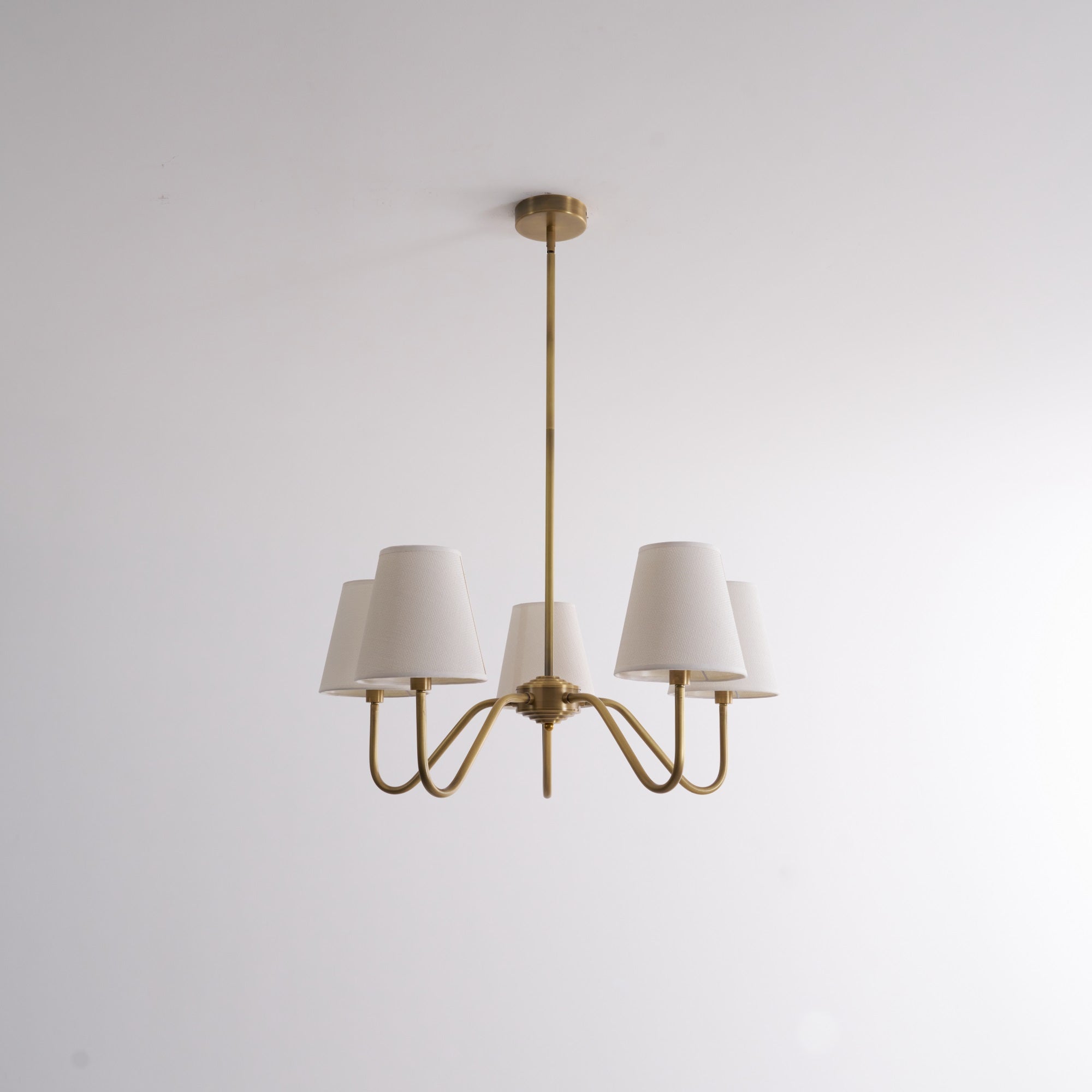Opaluxe Brass Chandelier - Blowlighting
