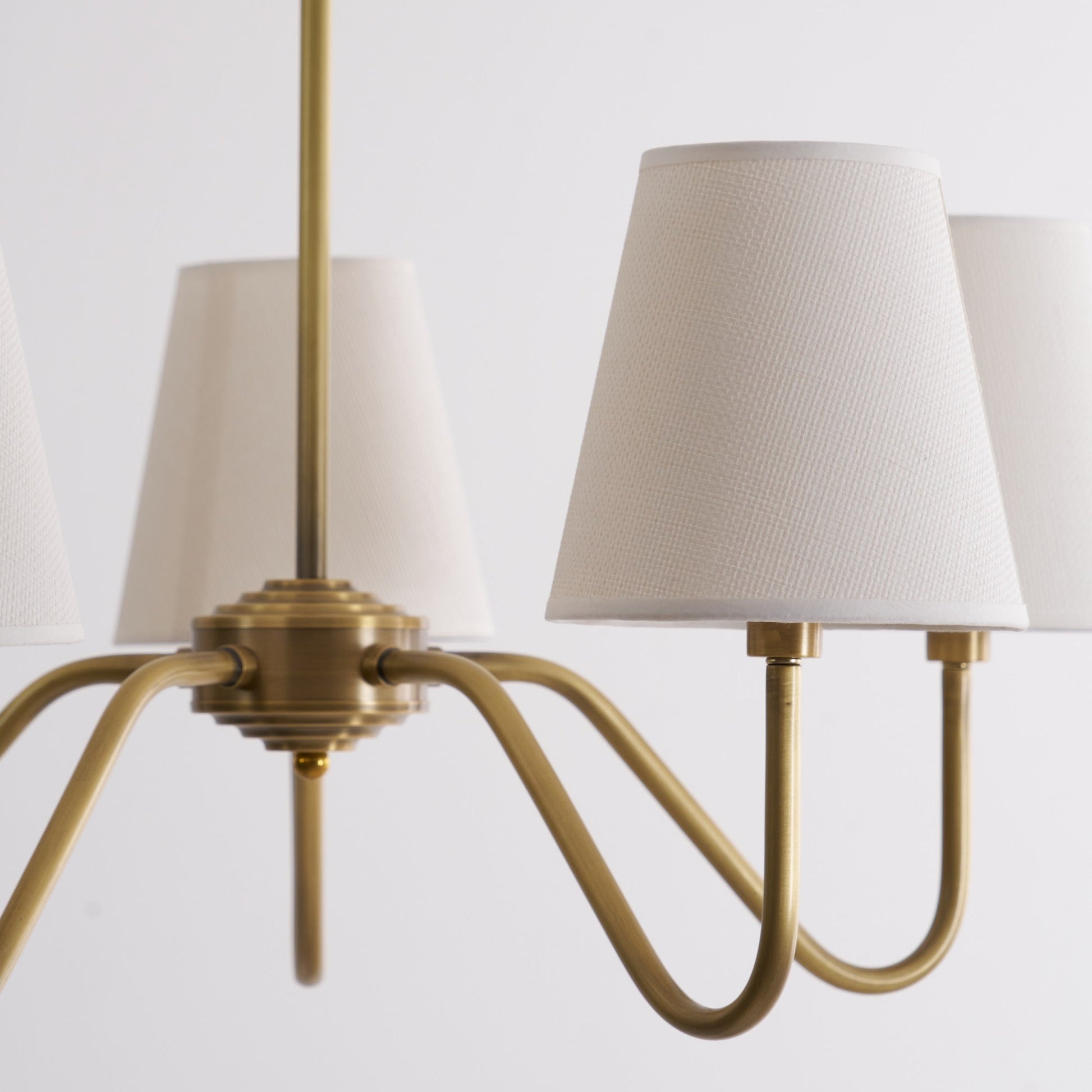 Opaluxe Brass Chandelier - Blowlighting