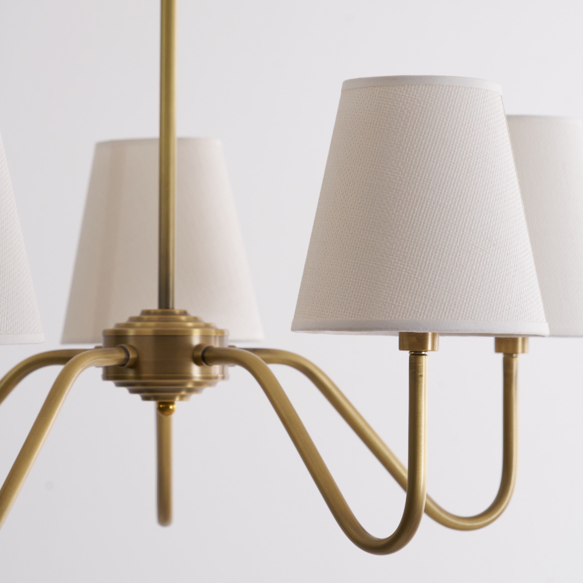 Opaluxe Brass Chandelier - Blowlighting