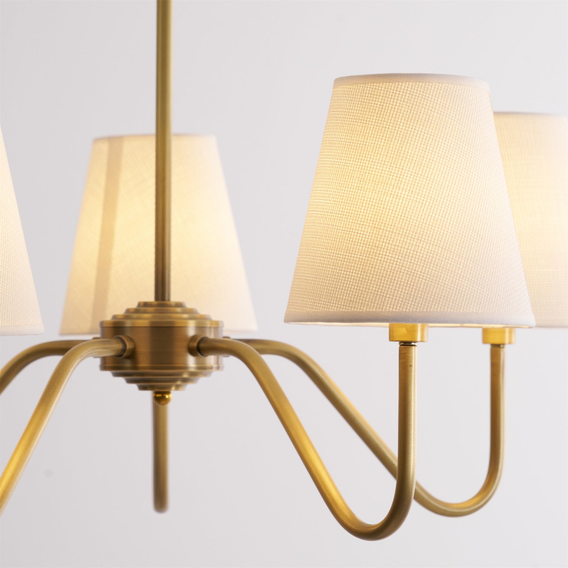 Opaluxe Brass Chandelier - Blowlighting