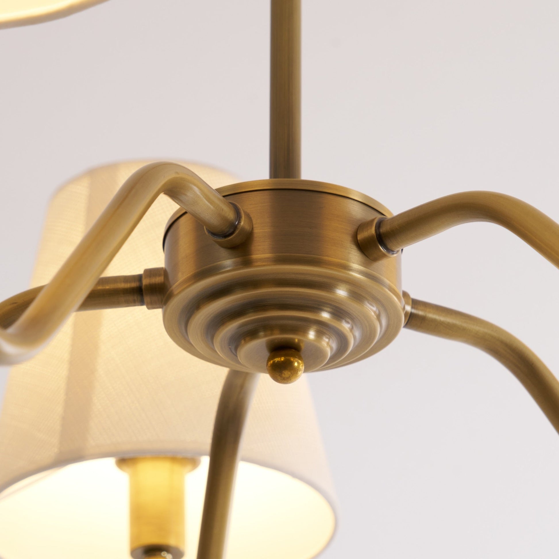 Opaluxe Brass Chandelier - Blowlighting