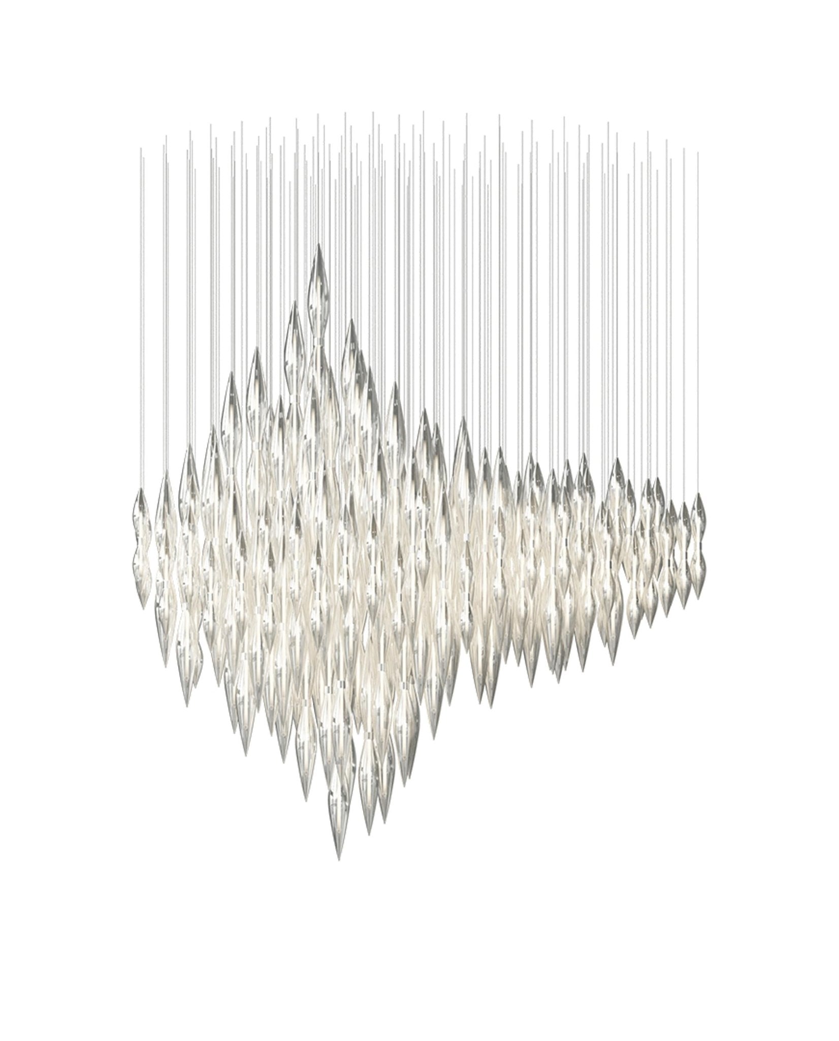 Oloren Prismatic Crystal Chandelier - Blowlighting