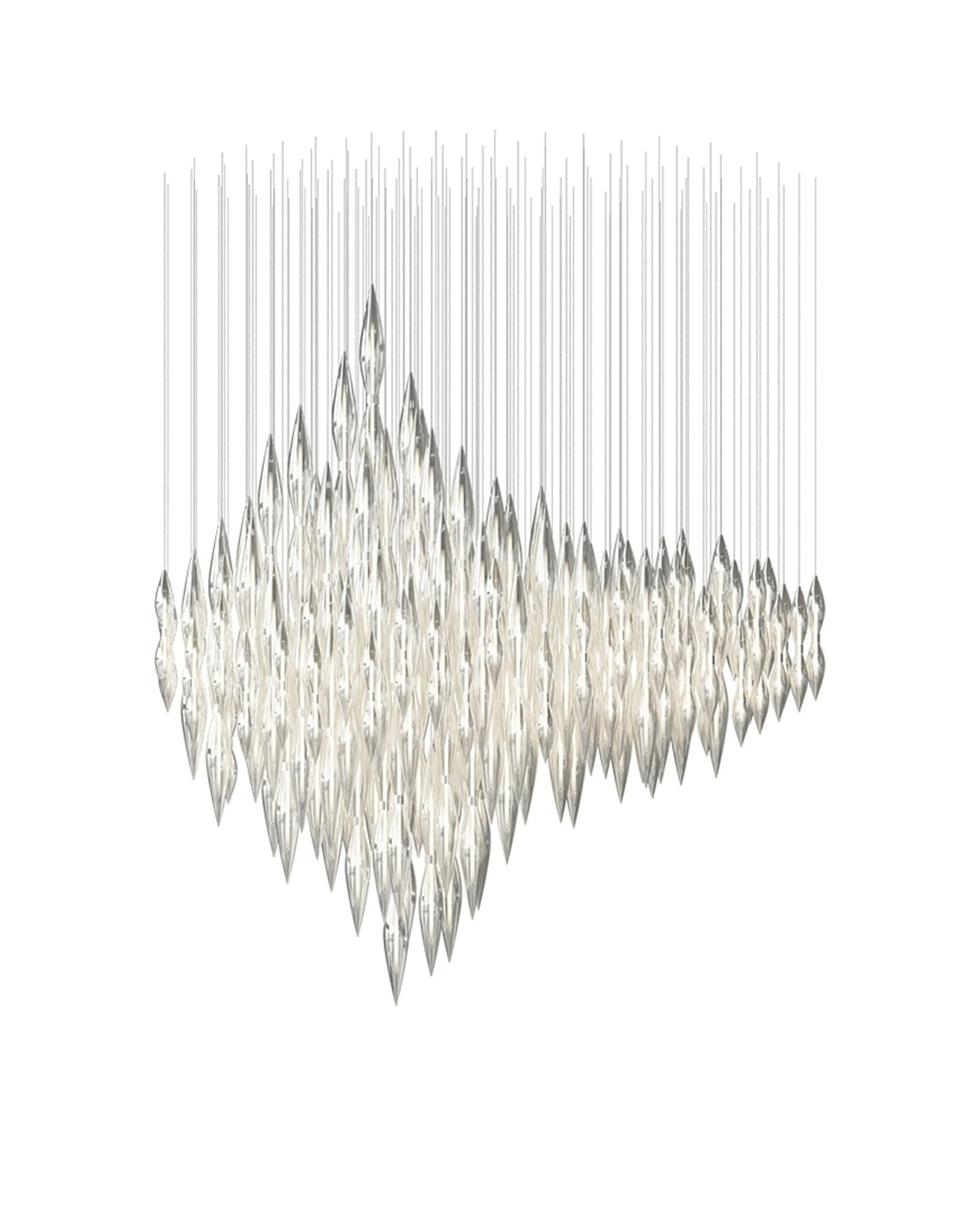 Oloren Prismatic Crystal Chandelier - Blowlighting