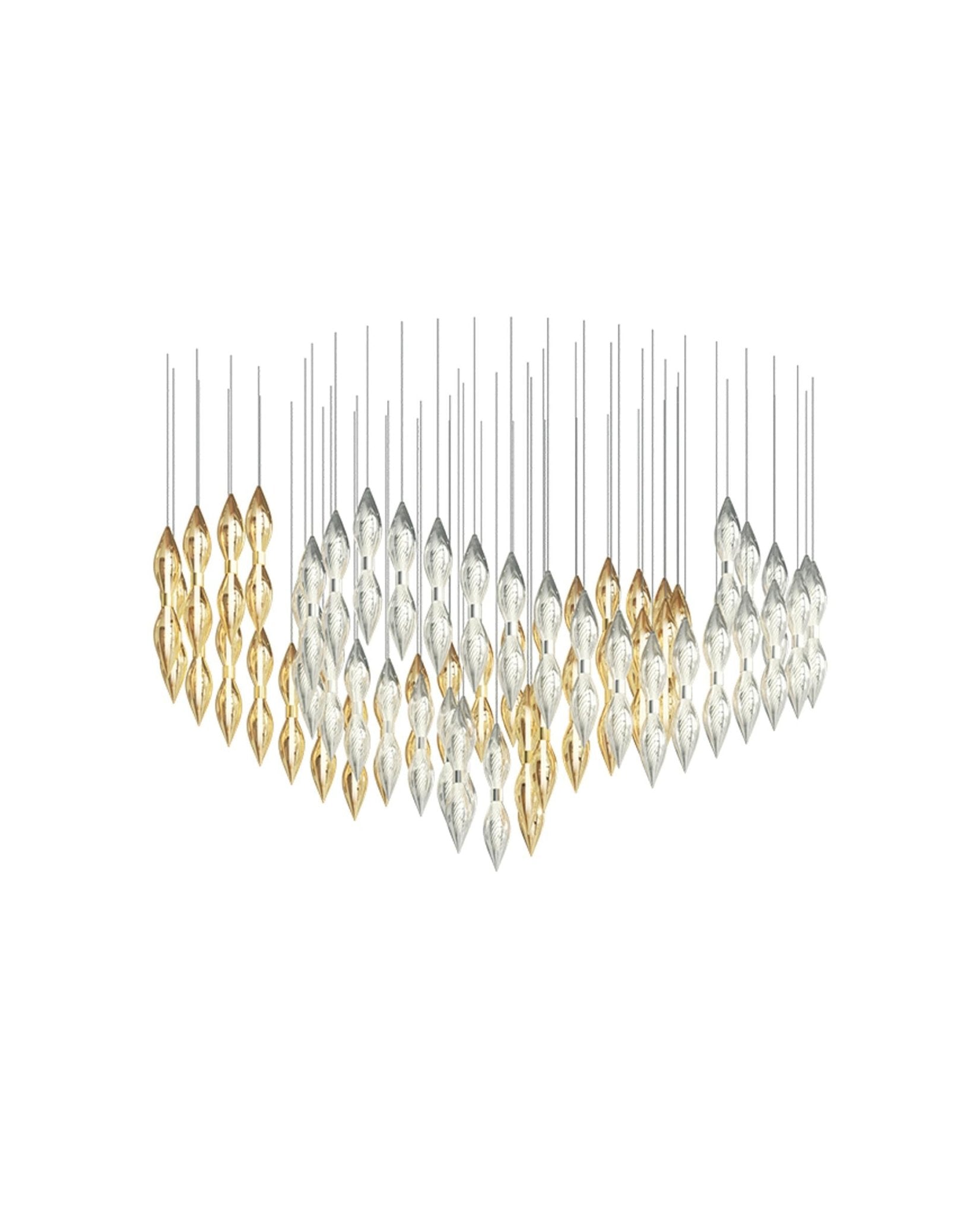 Oloren Prismatic Crystal Chandelier - Blowlighting