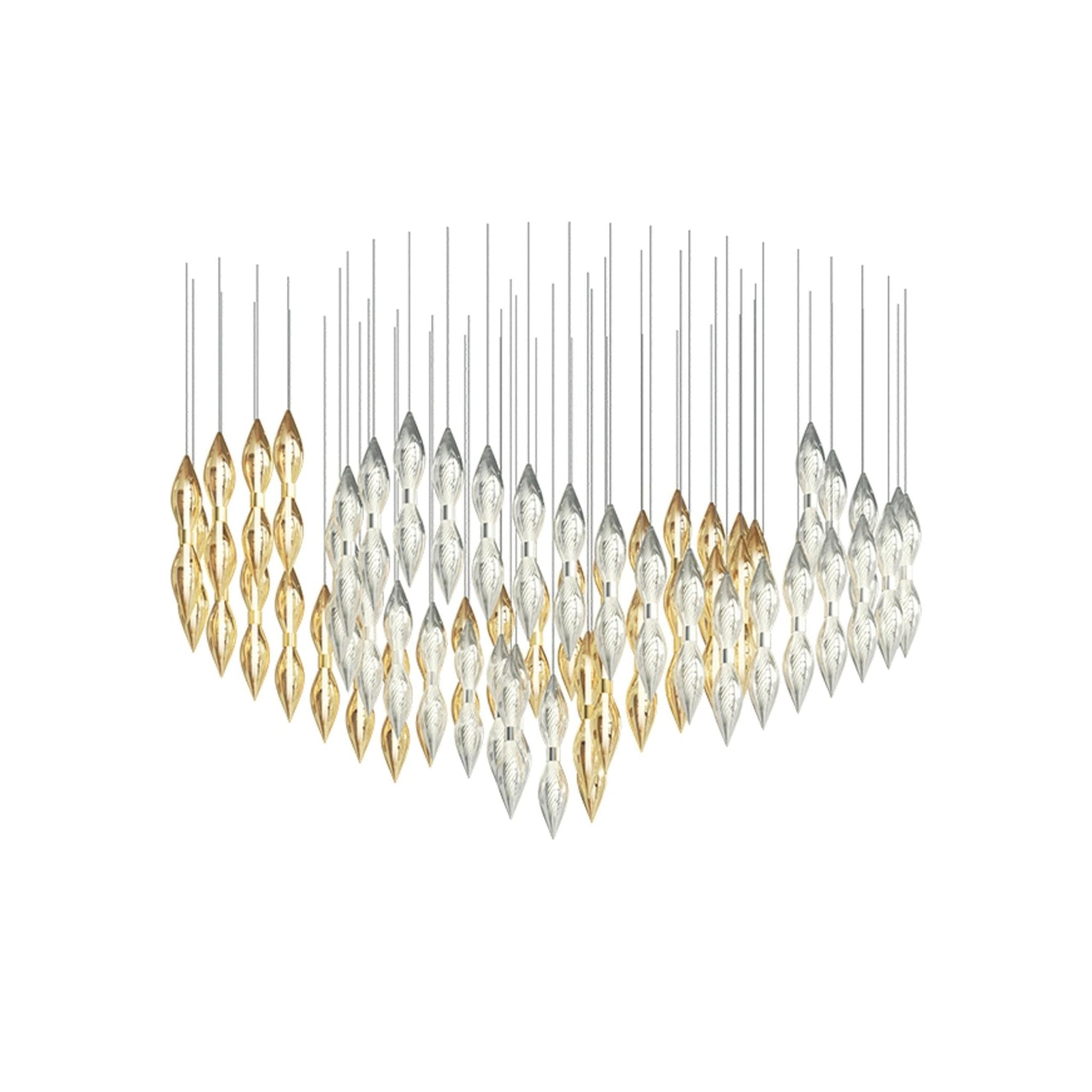Oloren Prismatic Crystal Chandelier - Blowlighting