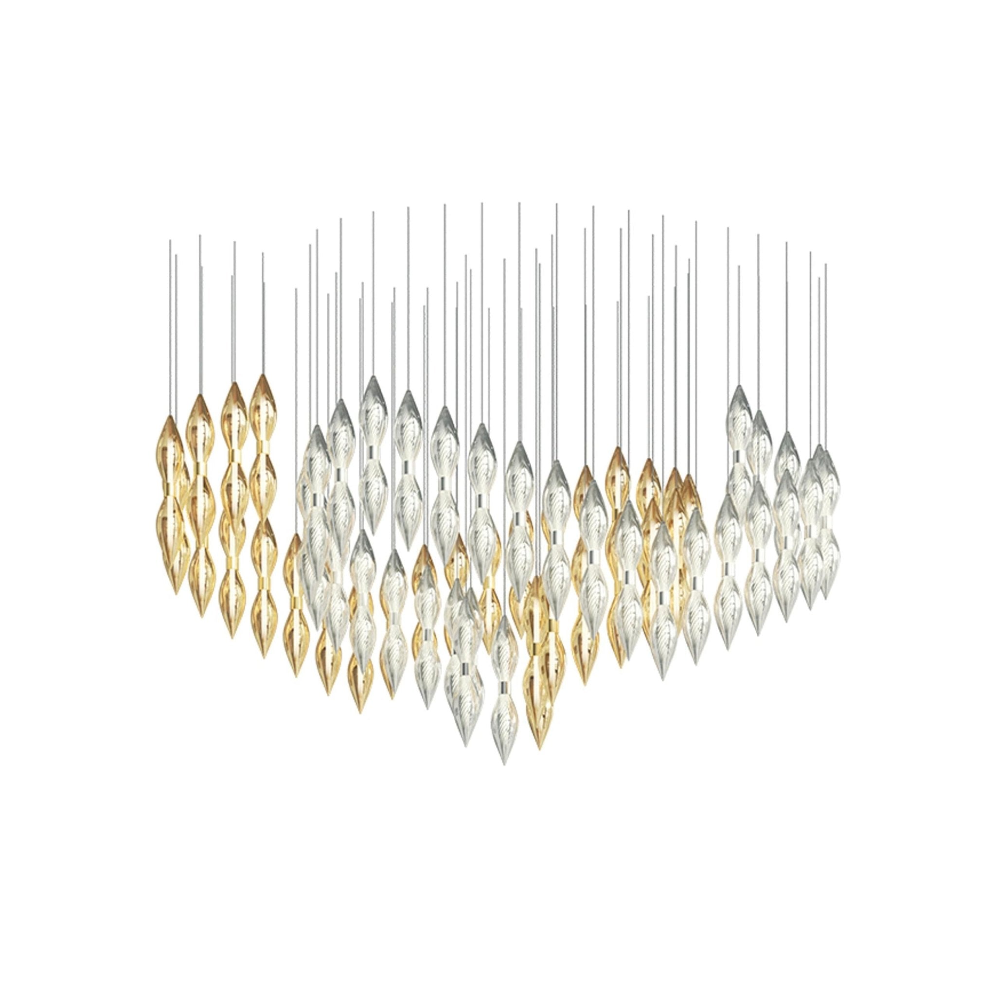 Oloren Prismatic Crystal Chandelier - Blowlighting