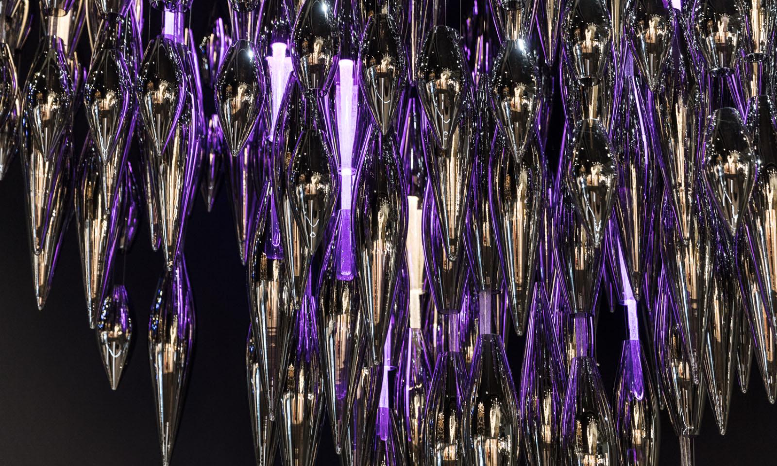 Oloren Prismatic Crystal Chandelier - Blowlighting