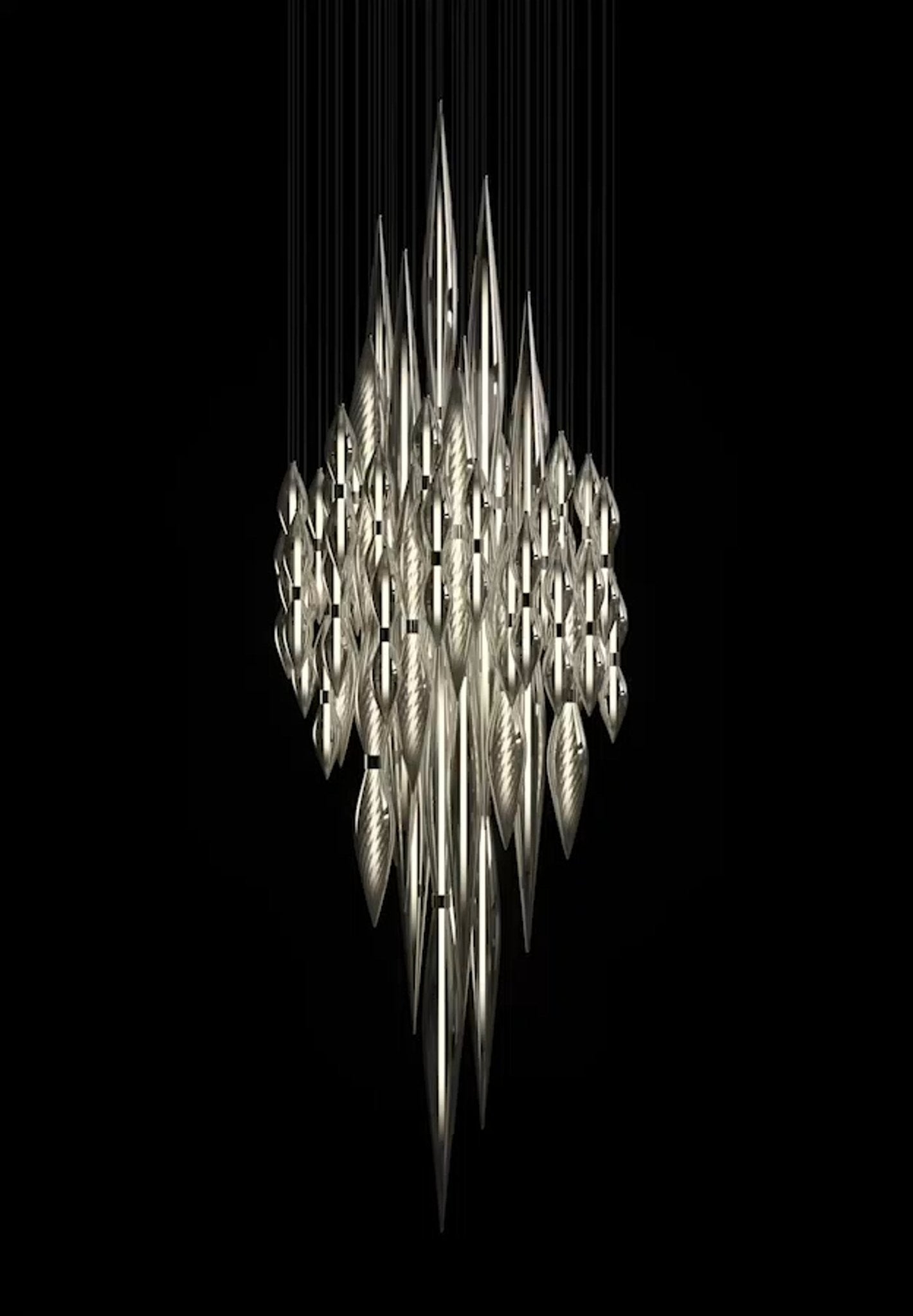 Oloren Prismatic Crystal Chandelier - Blowlighting