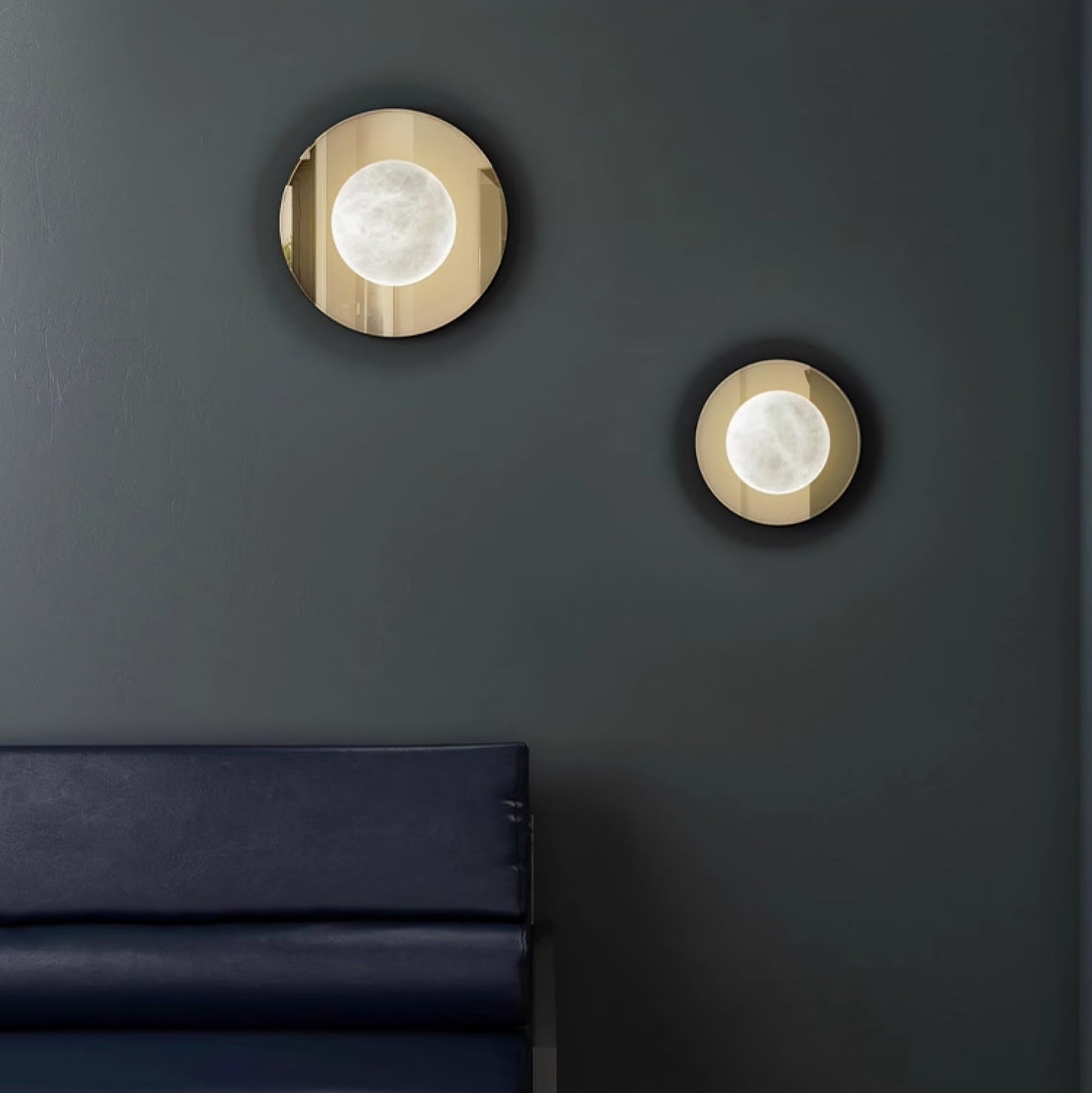 Lyra Modern Alabaster Wall Light - Blowlighting
