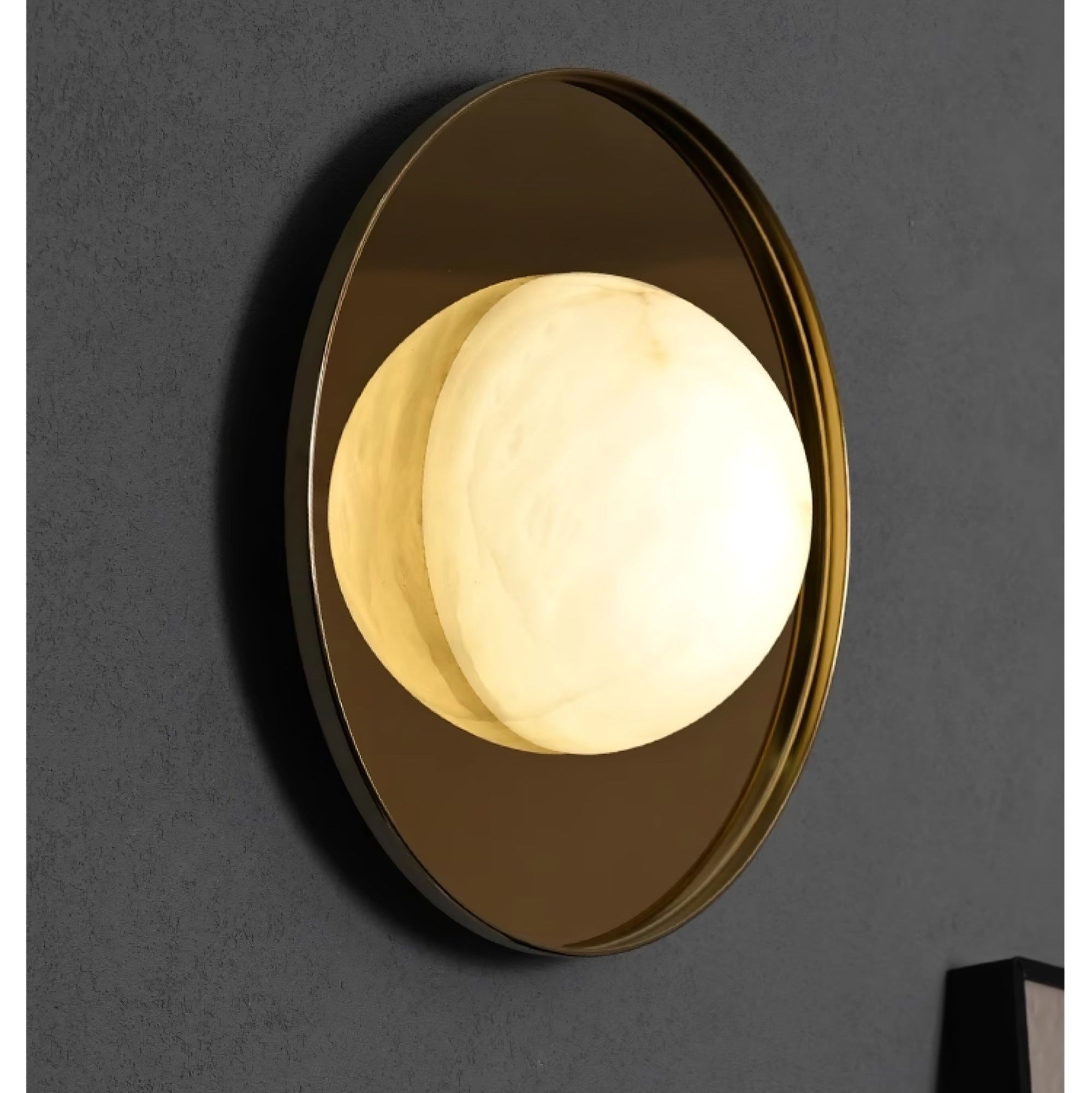 Lyra Modern Alabaster Wall Light - Blowlighting