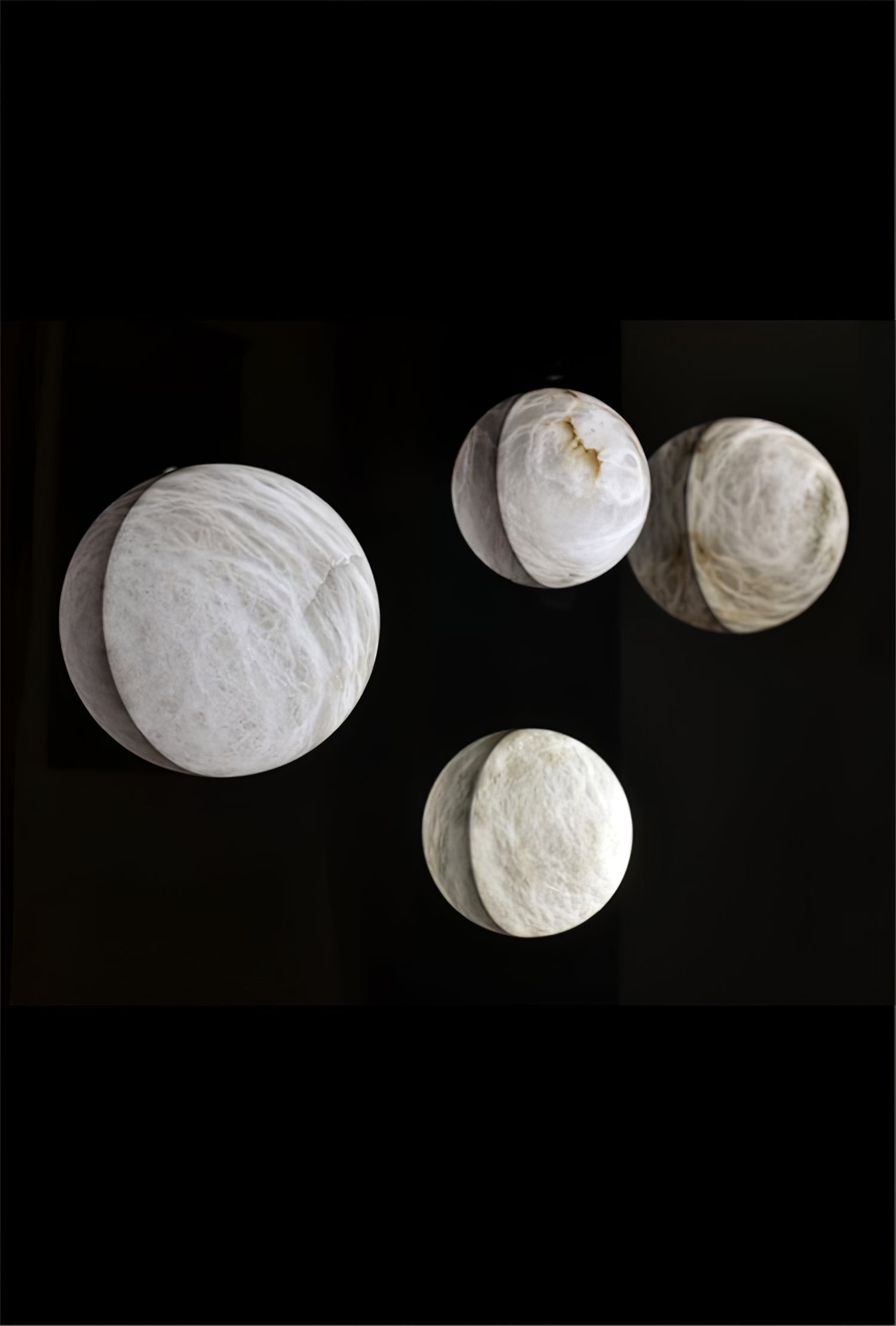 Lyra Modern Alabaster Wall Light - Blowlighting