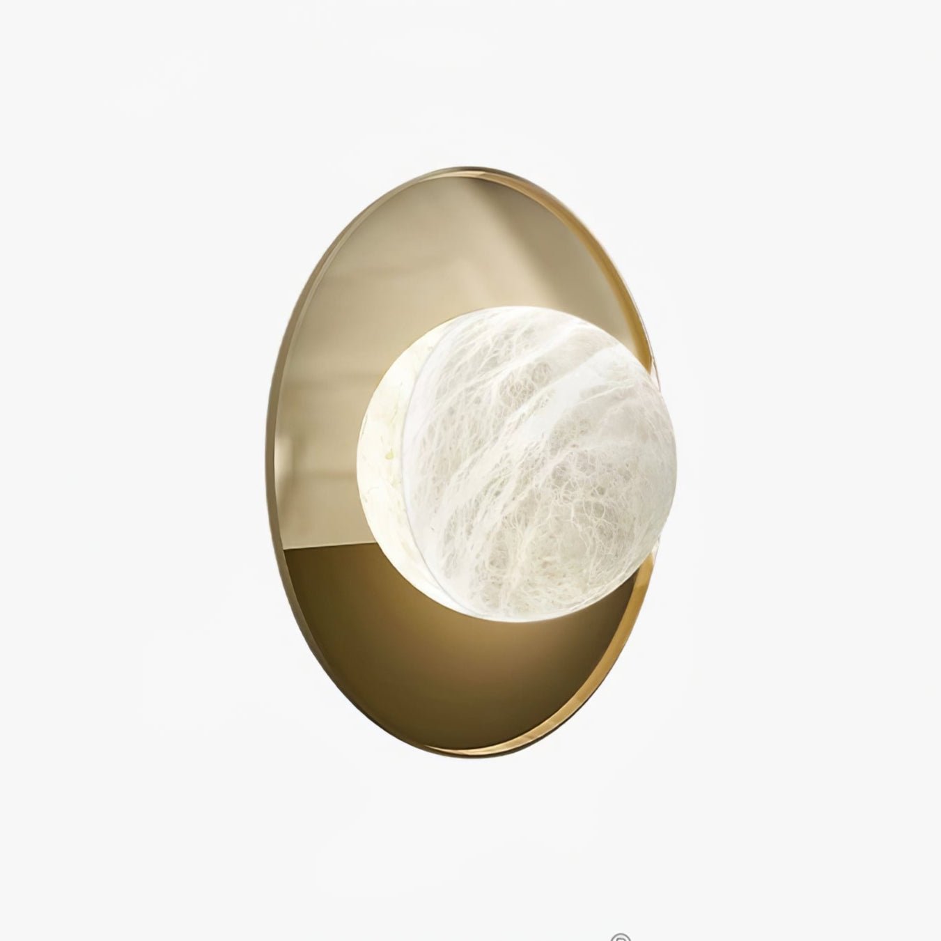Lyra Modern Alabaster Wall Light - Blowlighting