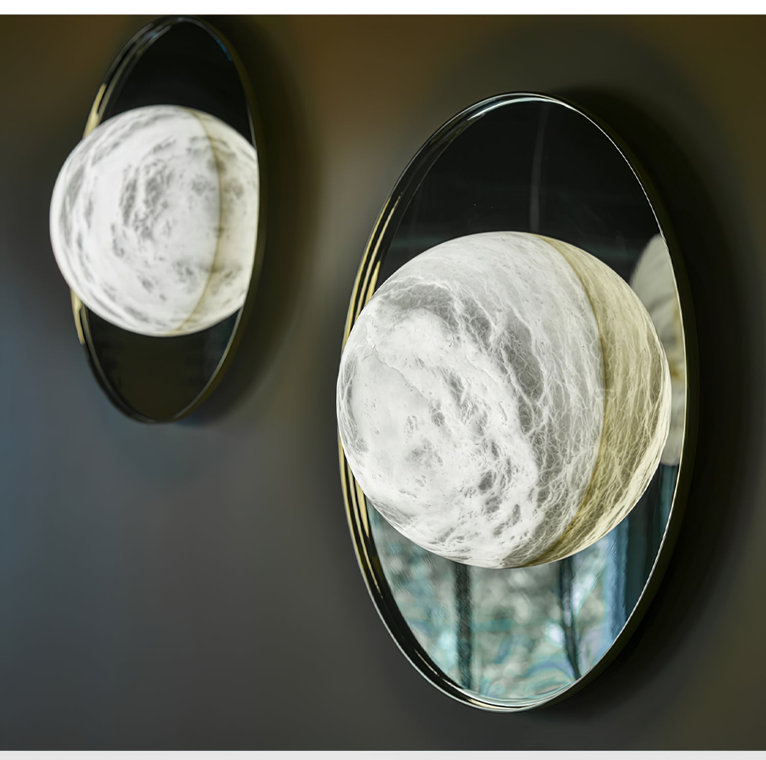Lyra Modern Alabaster Wall Light - Blowlighting