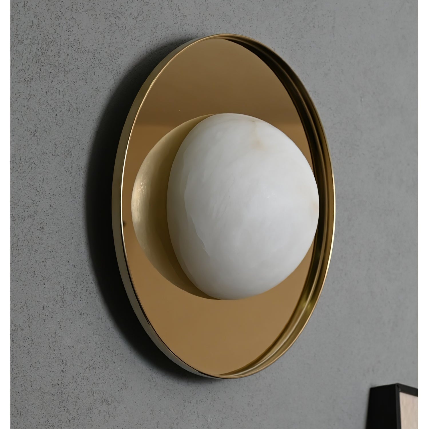 Lyra Modern Alabaster Wall Light - Blowlighting