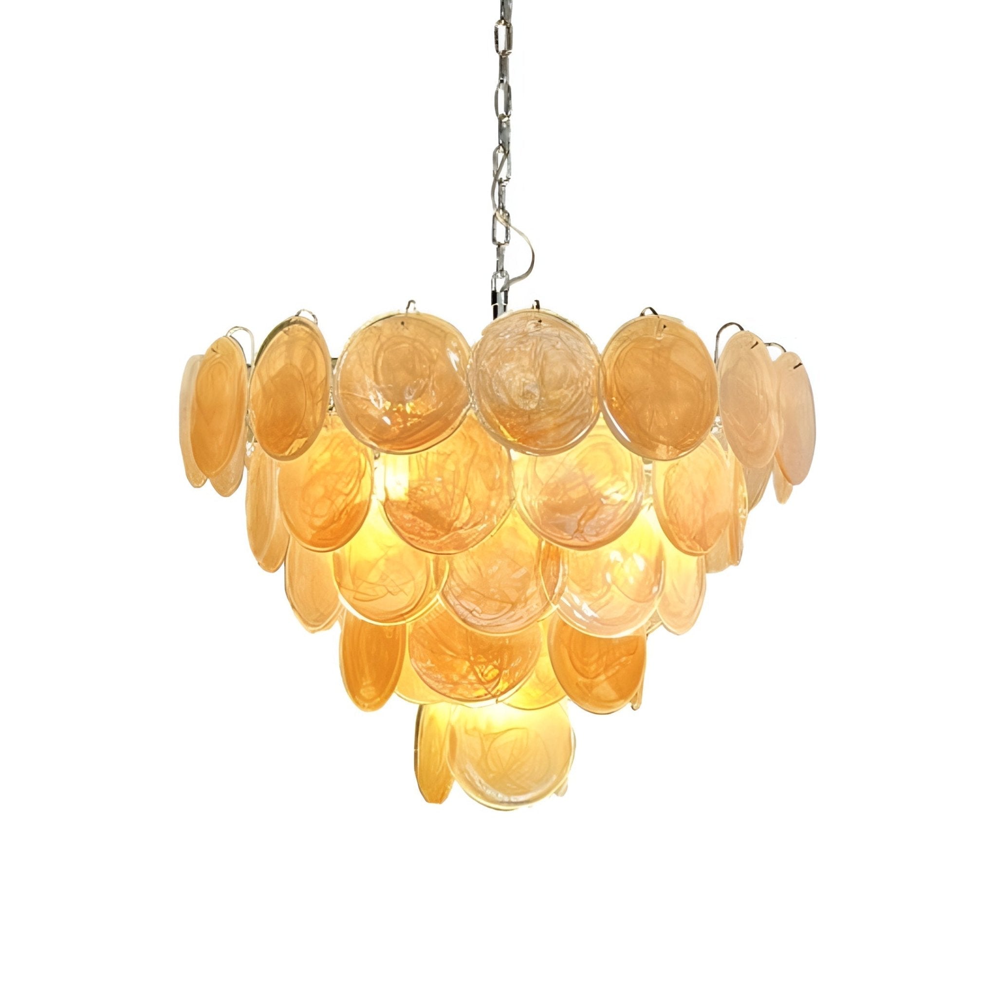 Aurora Chandelier Murano Glass Disc Classic - Blowlighting