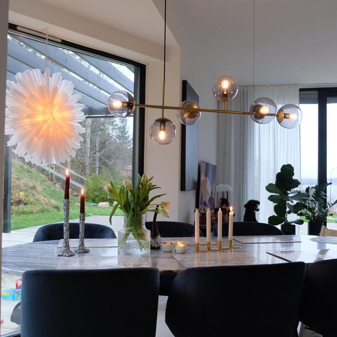 Orb Chandelier - Blowlighting