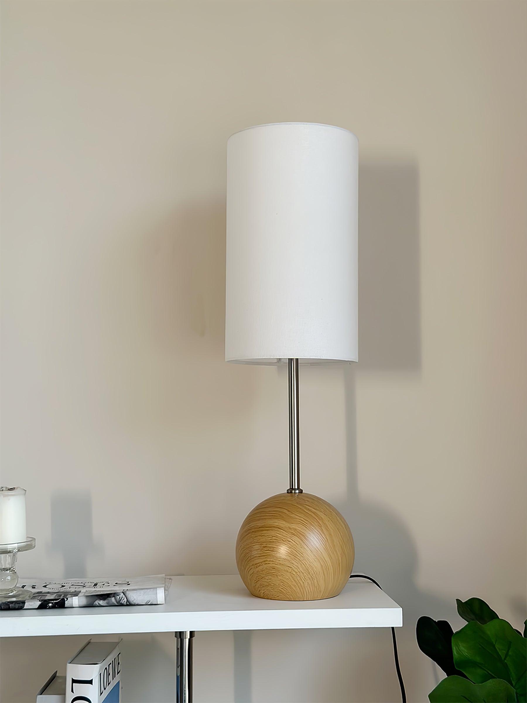 Orbis Wooden Sphere Table Lamp - Blowlighting
