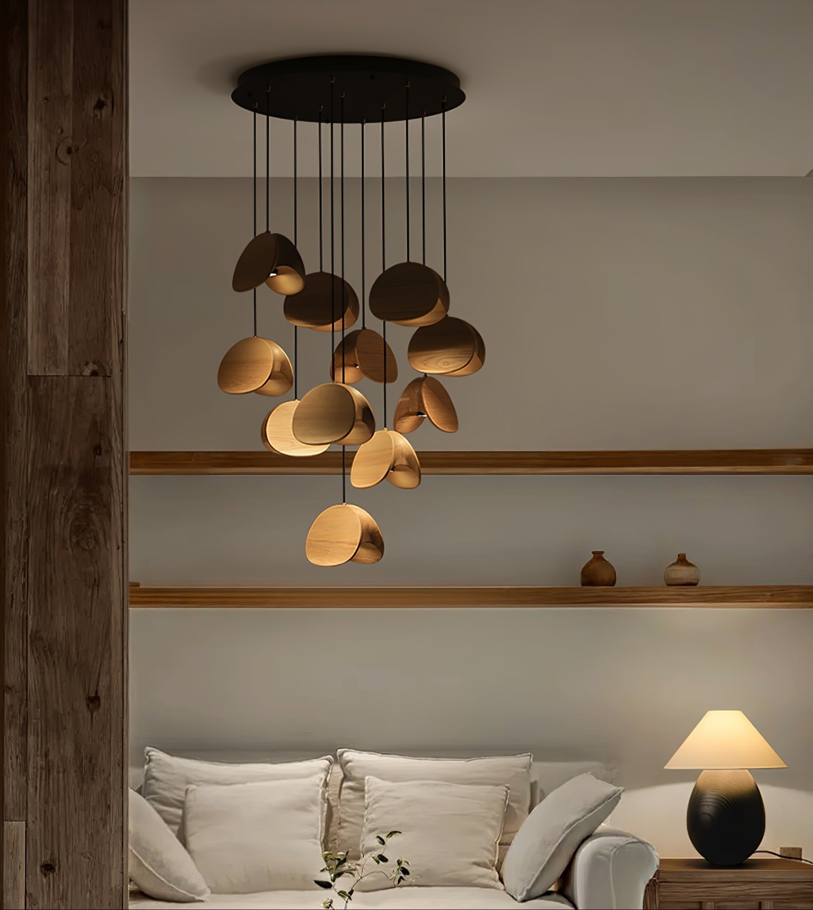 Tavro Minimalist Wood Pendant Light - Blowlighting