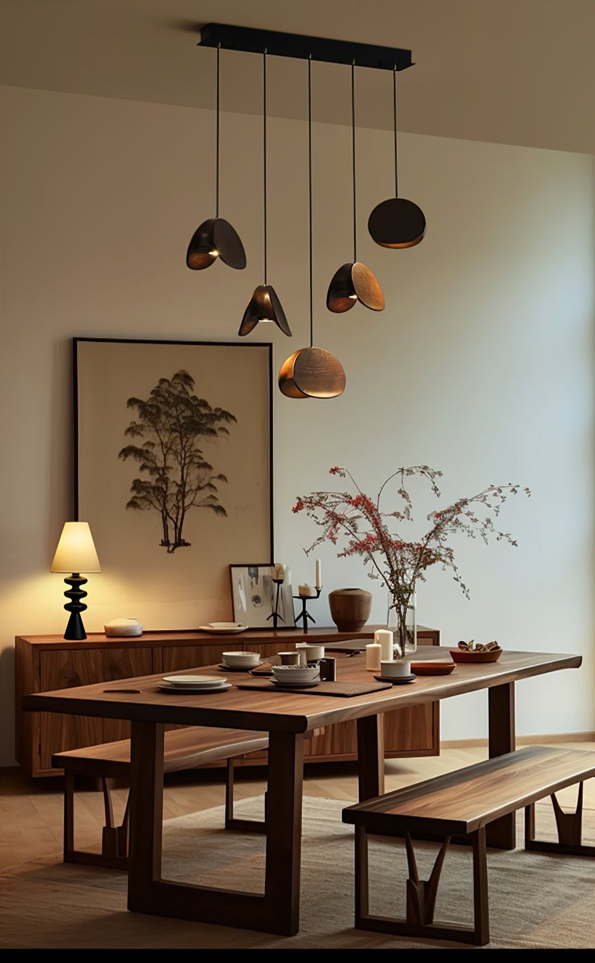 Tavro Minimalist Wood Pendant Light - Blowlighting