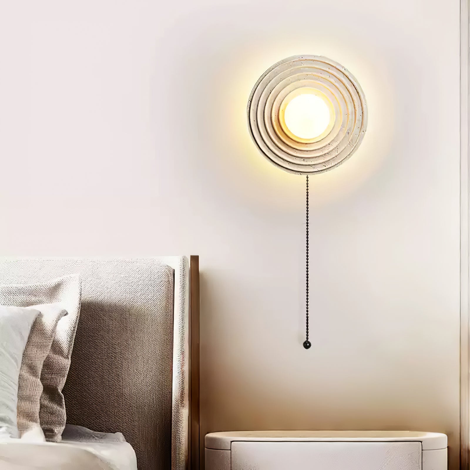 Zelirara Concentric Travertine Wall Light - Blowlighting