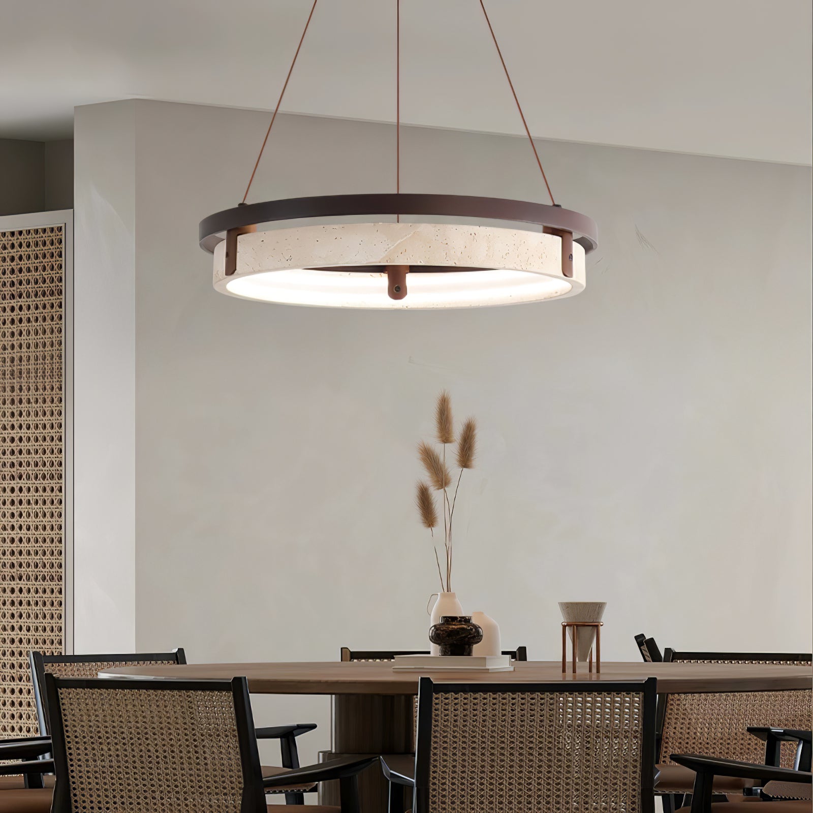 Veraearae Travertine Pendant Light - Blowlighting